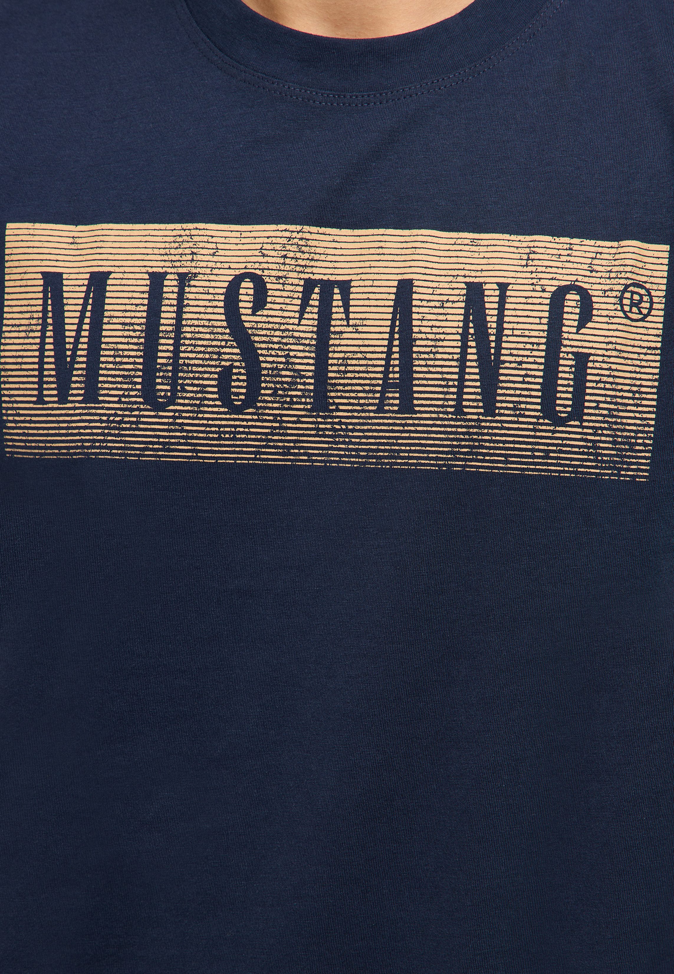 MUSTANG T-Shirt MU-Austin Block Logo Regular fit