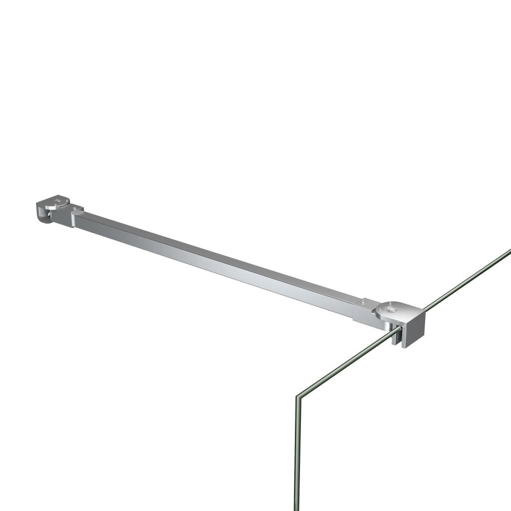 vidaXL Duschwand 475 cm Duschwand-Stabilisierungsstange Edelstahl 47,5 cm