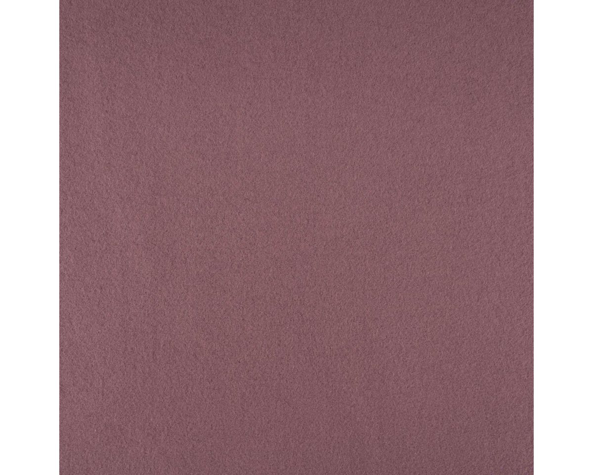 Thumbnail - SCHÖNER LEBEN. Stoff Organic Baumwoll-Fleece Bio-Fleece einfarbig mauve 1,45m Breite, allergikergeeignet