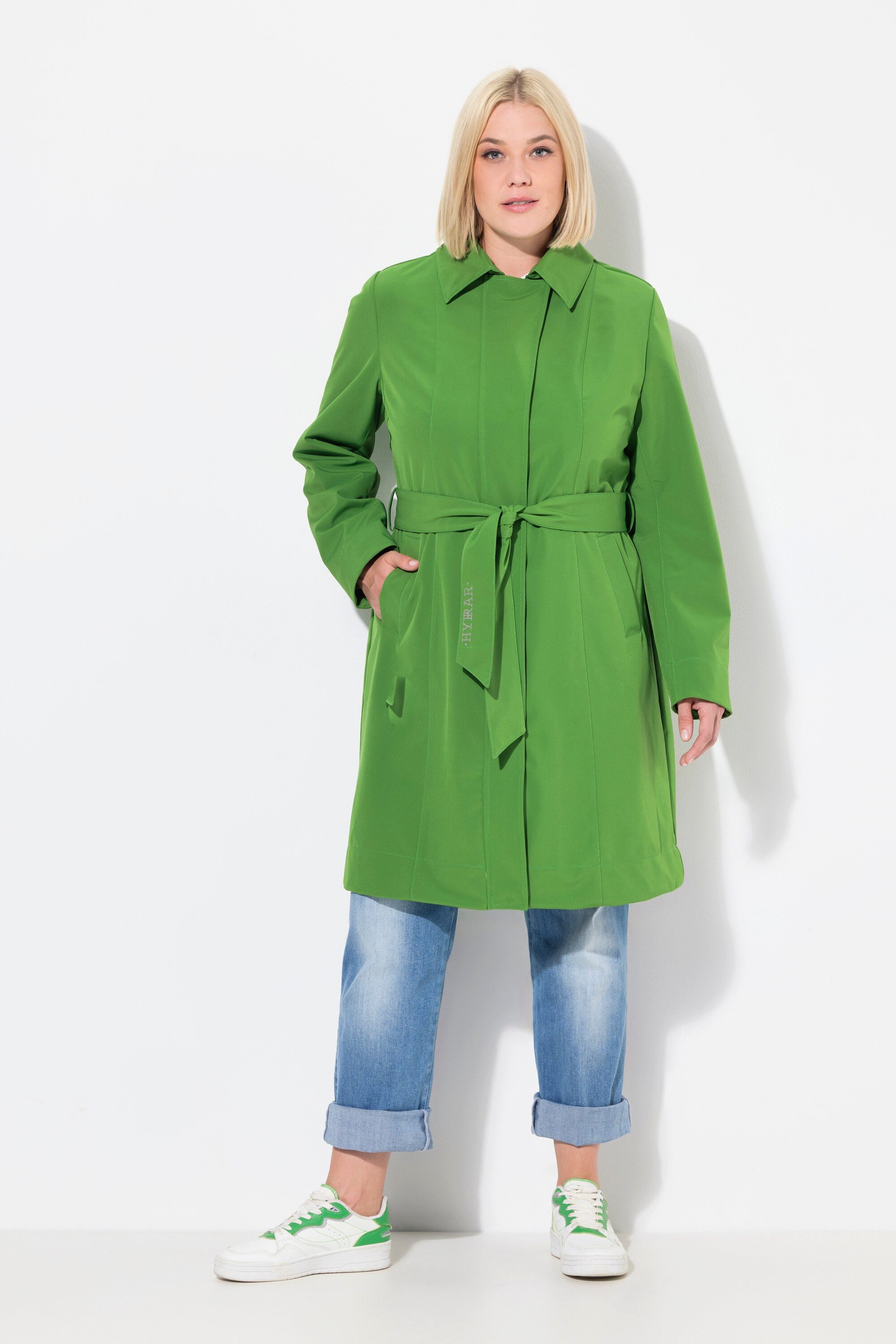 Ulla Popken Wintermantel HYPRAR Softshell-Trenchcoat wasserabweisend günstig online kaufen