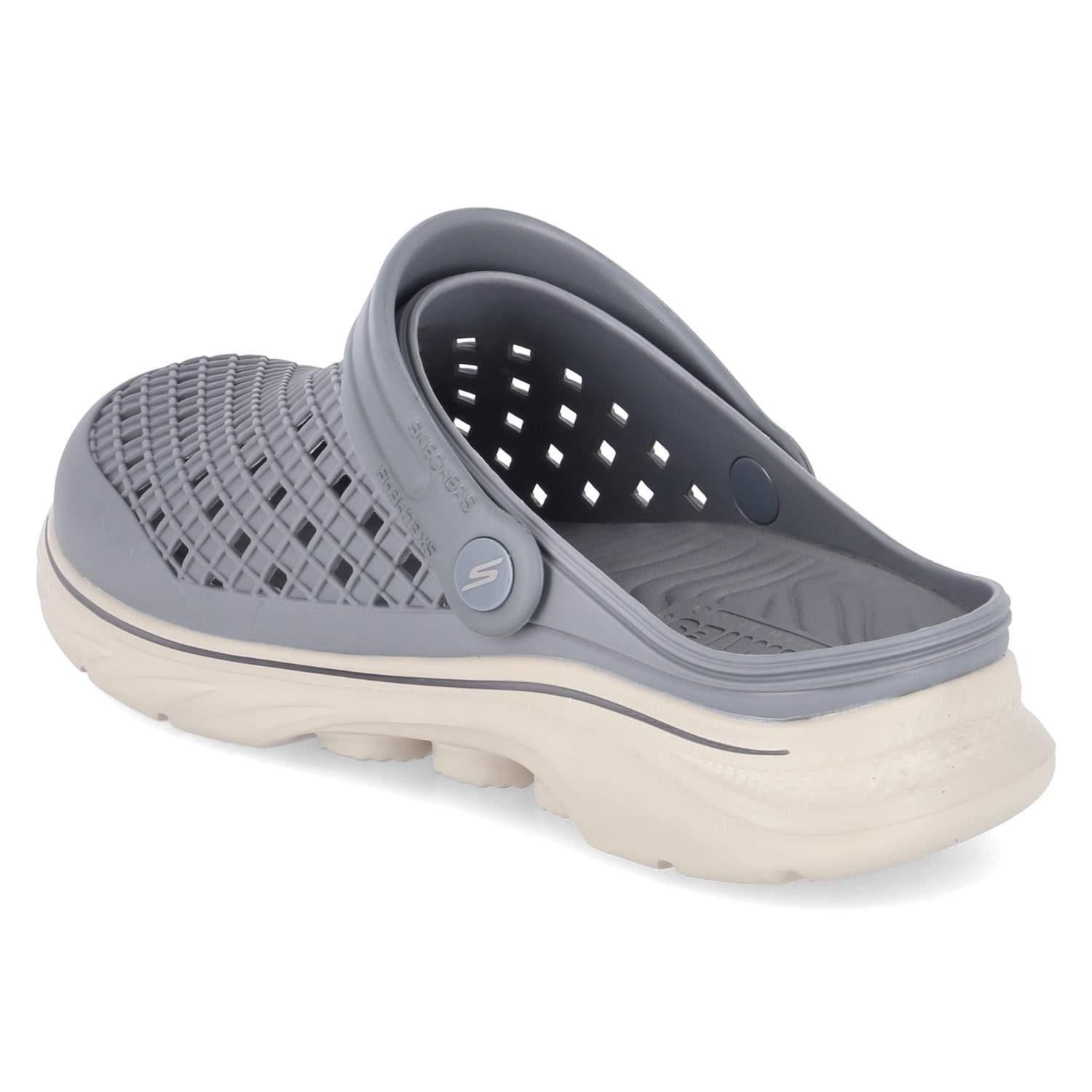 Skechers Skechers 243283 CHAR Herren Synthetik schwarz Badepantolette