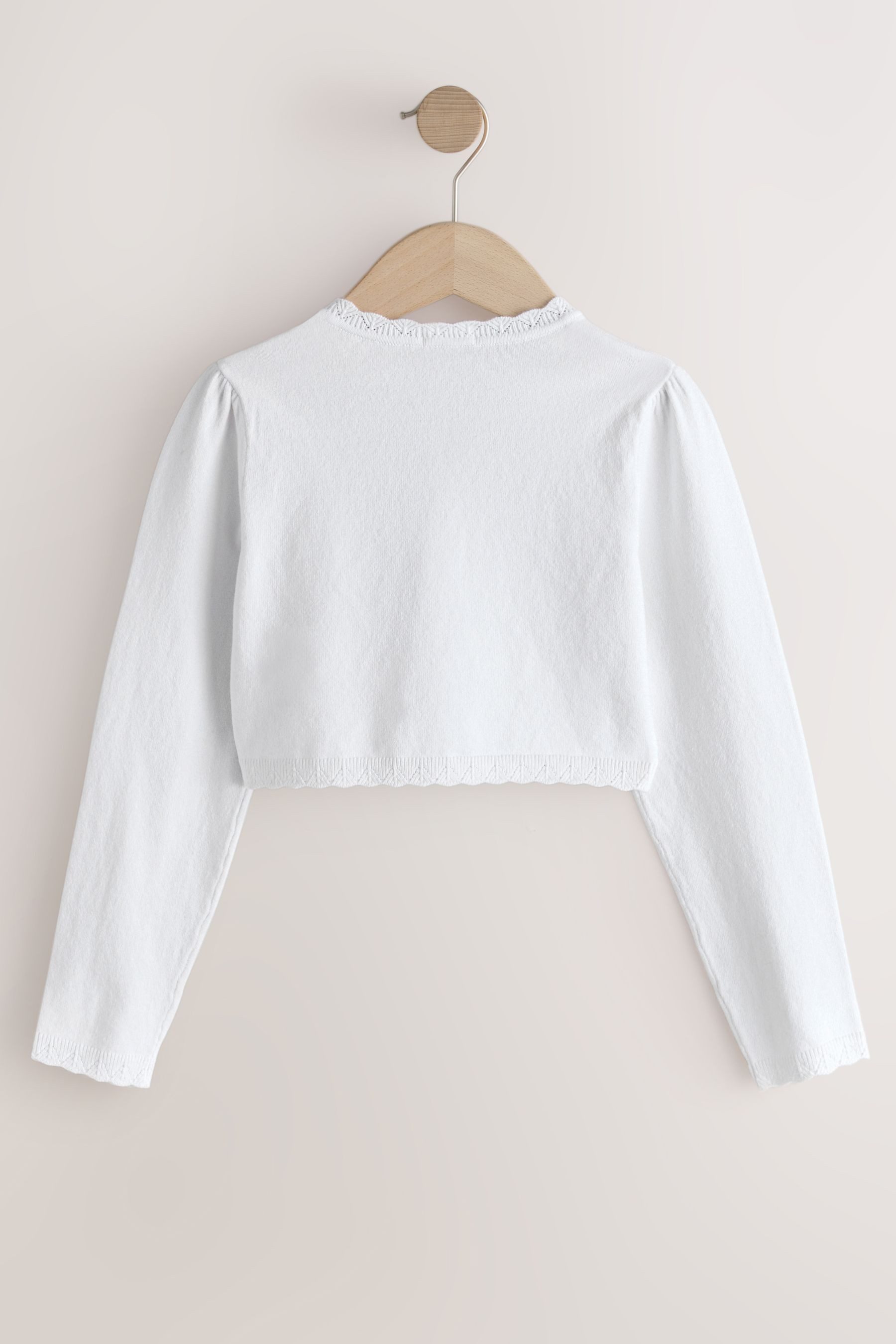 Next Strickjacke Kurze Strickjacke für besondere Anlässe (1-tlg)