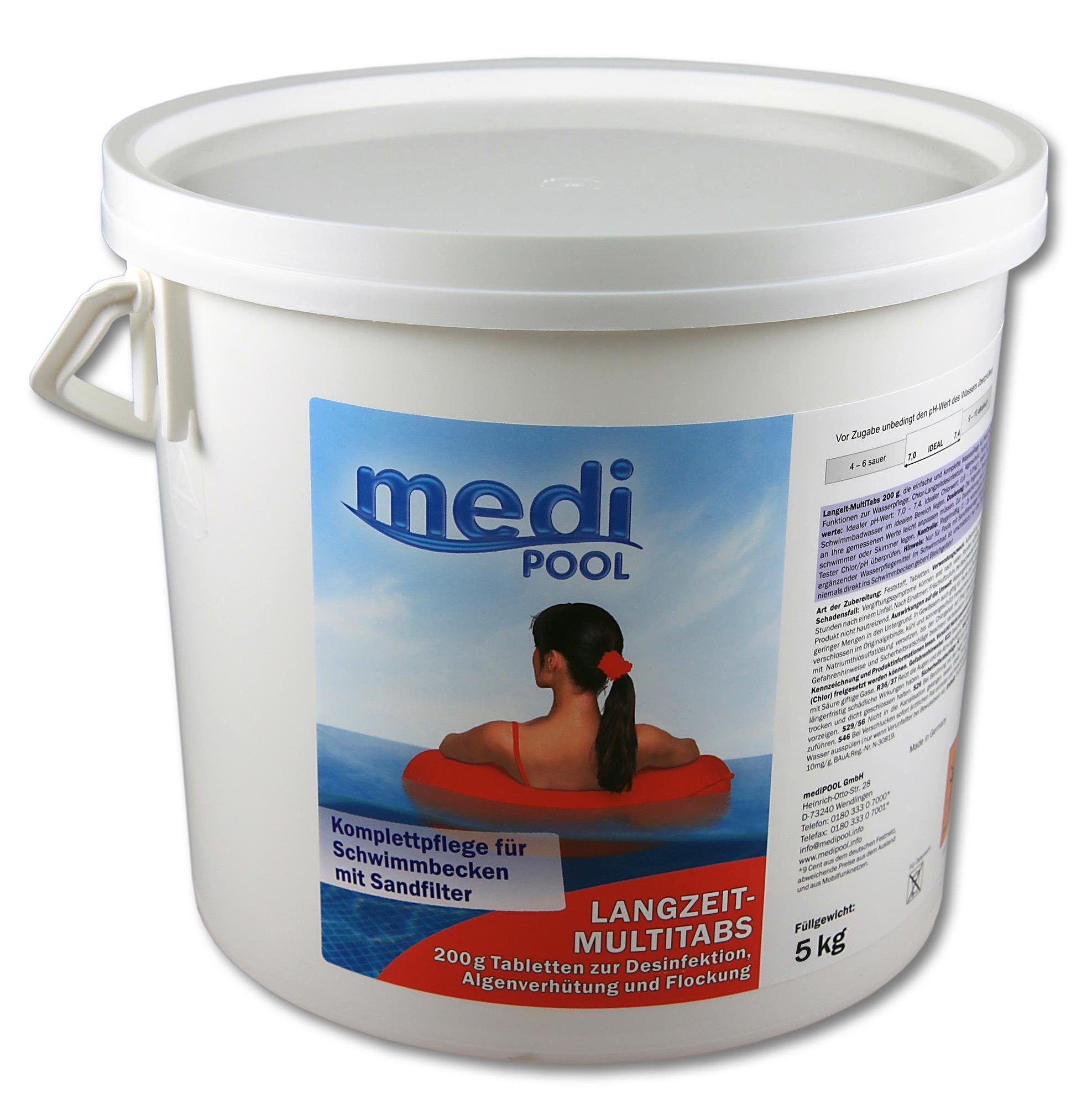 mediPOOL Poolpflege mediPOOL Langzeit MultiTabs je 200 g, (Spar-Set) günstig online kaufen