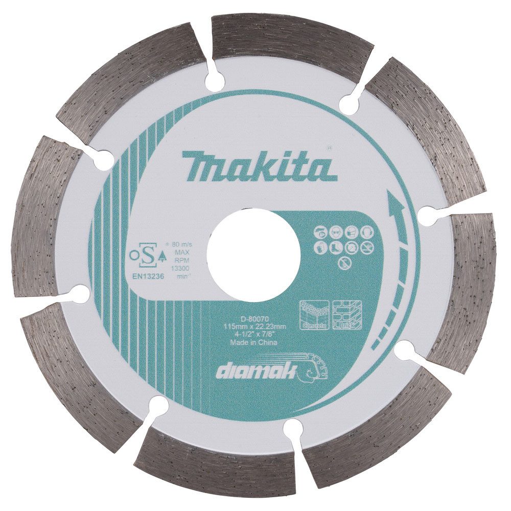 Makita Trennscheiben D-61123 Diamak Segmentierte Felge