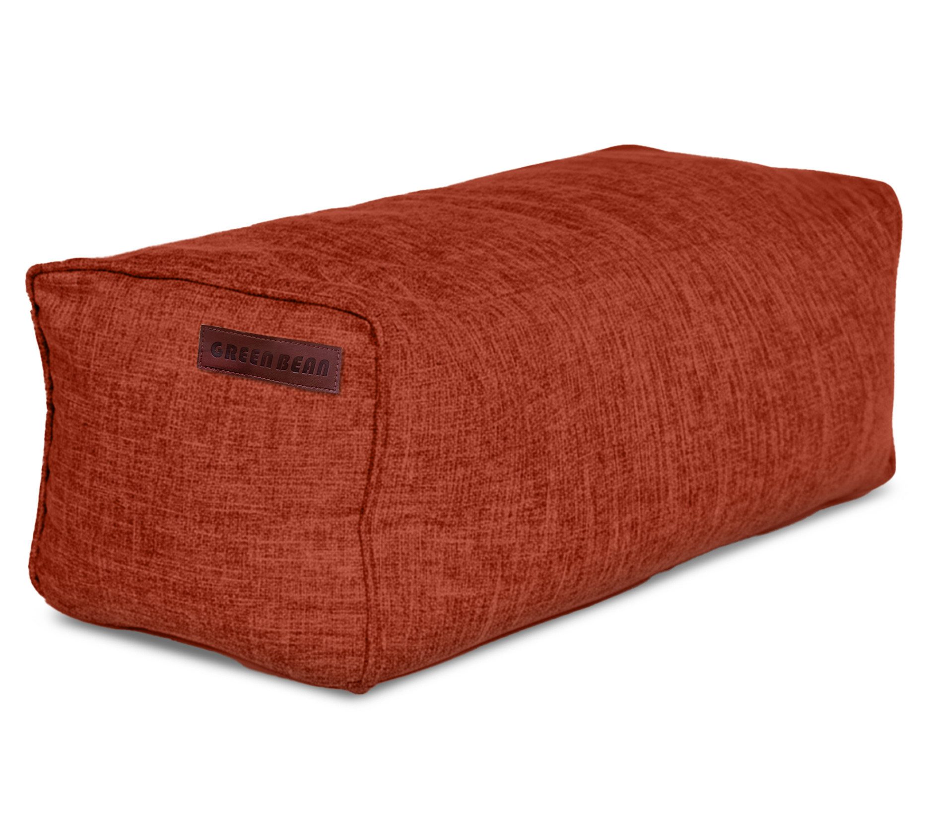 Green Bean Pouf Ottomane Linen (Indoor Sitzhocker Sitzkissen Fußhocker Relax-Sessel, Made in Germany), die ideale Ergänzung zum Sitzsack