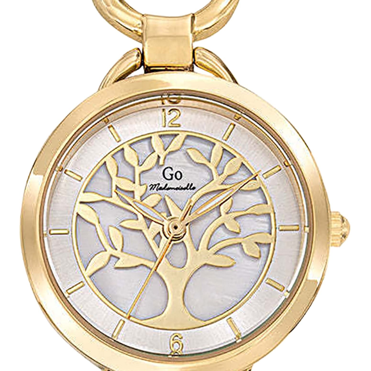 Girl Only Quarzuhr Girl Only GO Damen Armbanduhr, (Analoguhr), Damenuhr GO gold, klein (ca. 30mm) Metallarmband, Fashion-Style