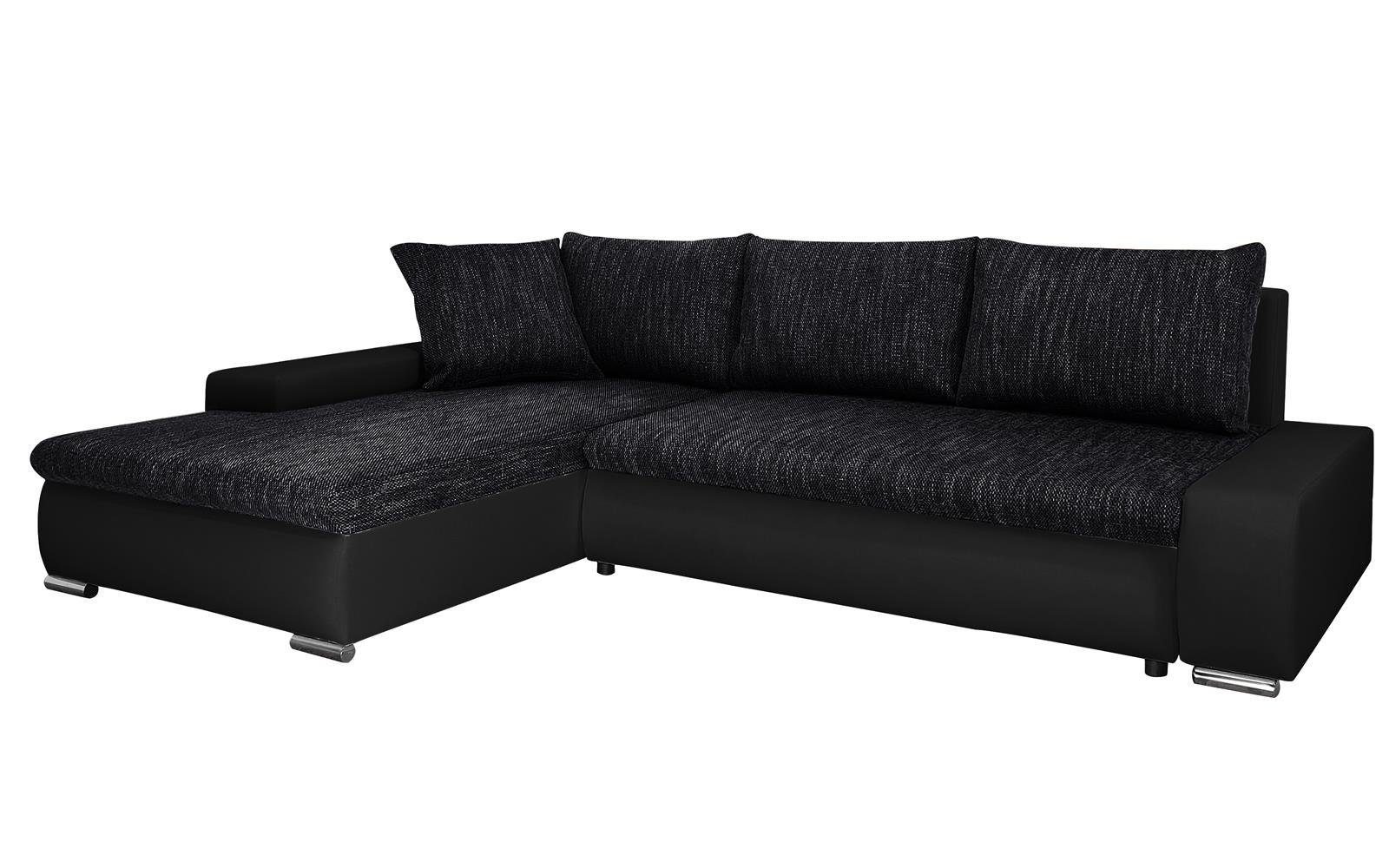 Beautysofa Polsterecke mit Schlaffunktion Teo L, günstig online kaufen