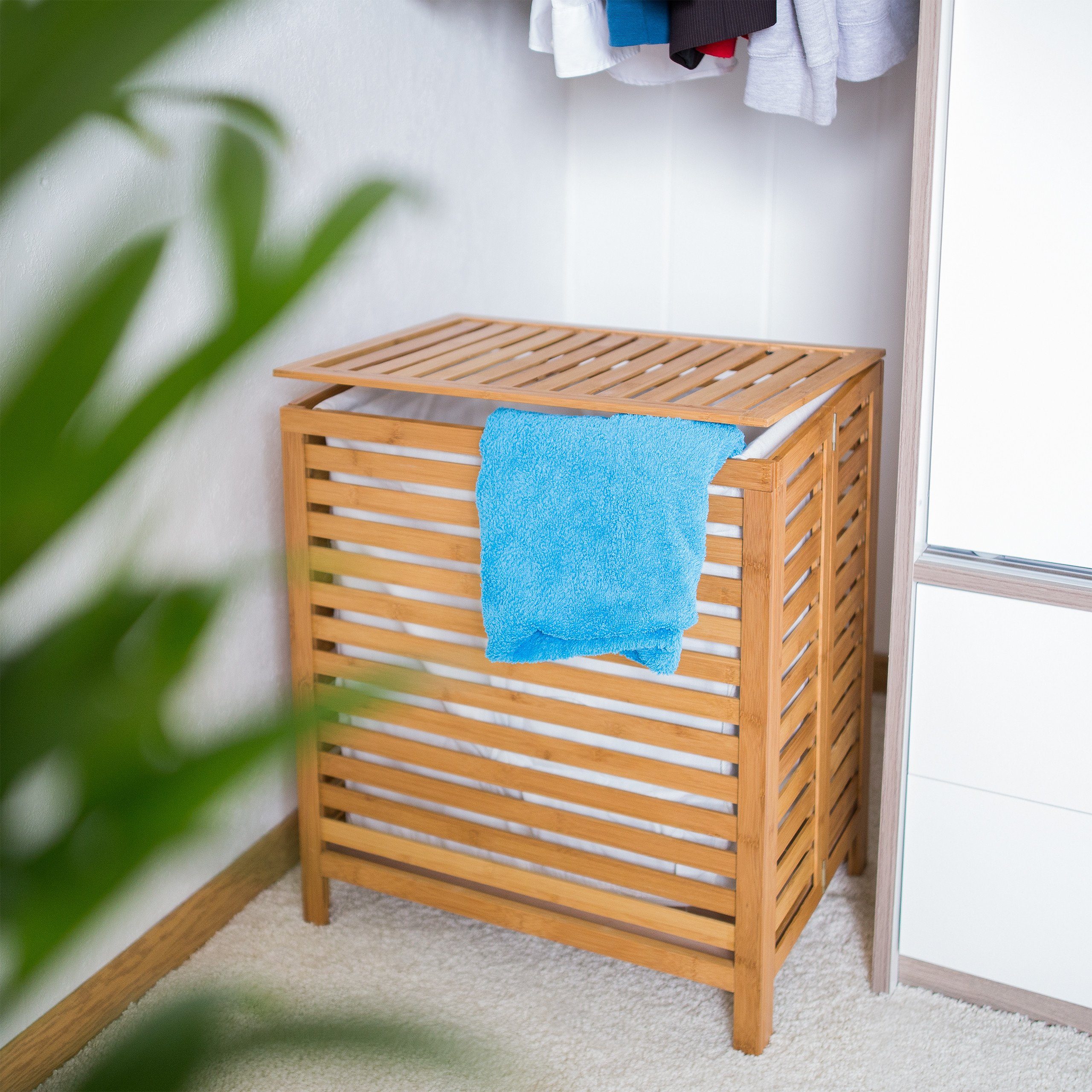 relaxdays Wäschetruhe Holz günstig online kaufen