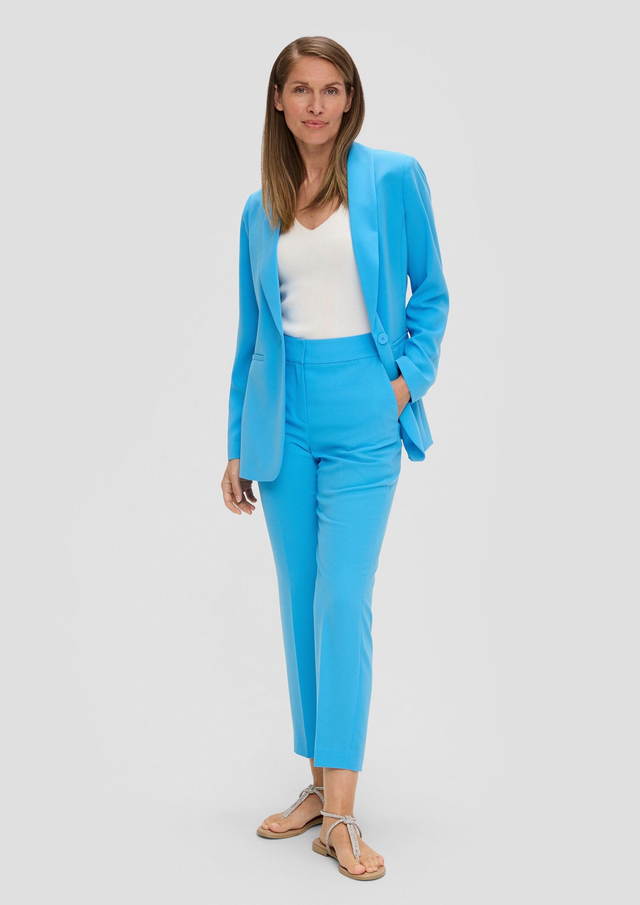 s.Oliver 7/8-Hose Hose Ankle-Hose in Crêpe-Struktur