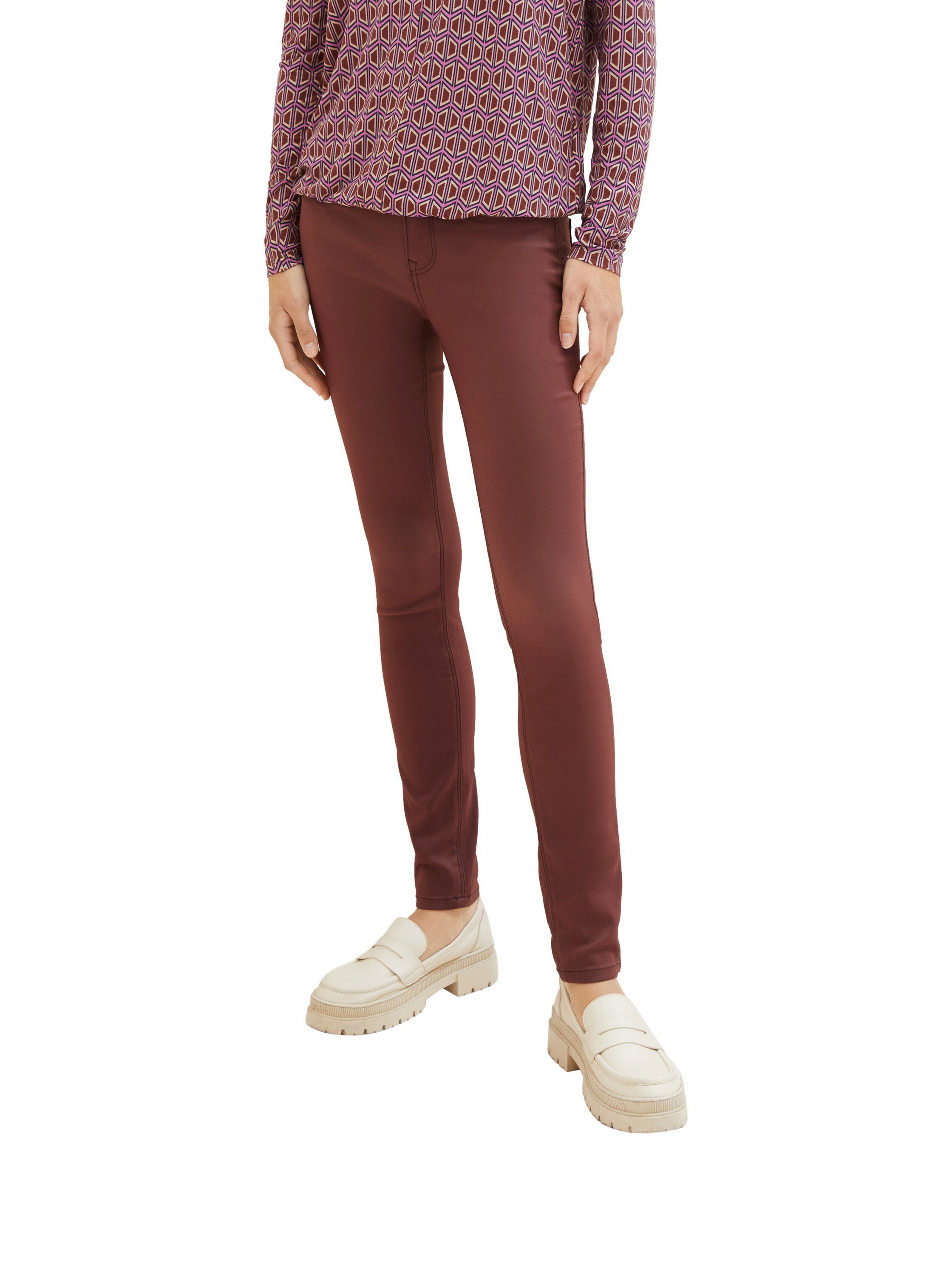 TOM 5-Pocket-Stil raisin Skinny-fit-Jeans im TAILOR