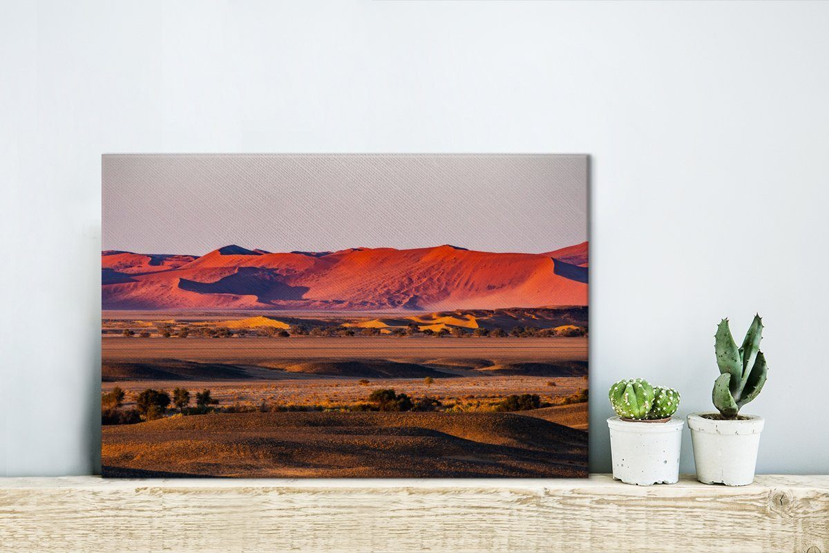 Namibia, (1 im St), von afrikanischen Wandbild Leinwandbilder, Aufhängefertig, OneMillionCanvasses® 30x20 Leinwandbild cm Wanddeko, Sossusvlei Dünen