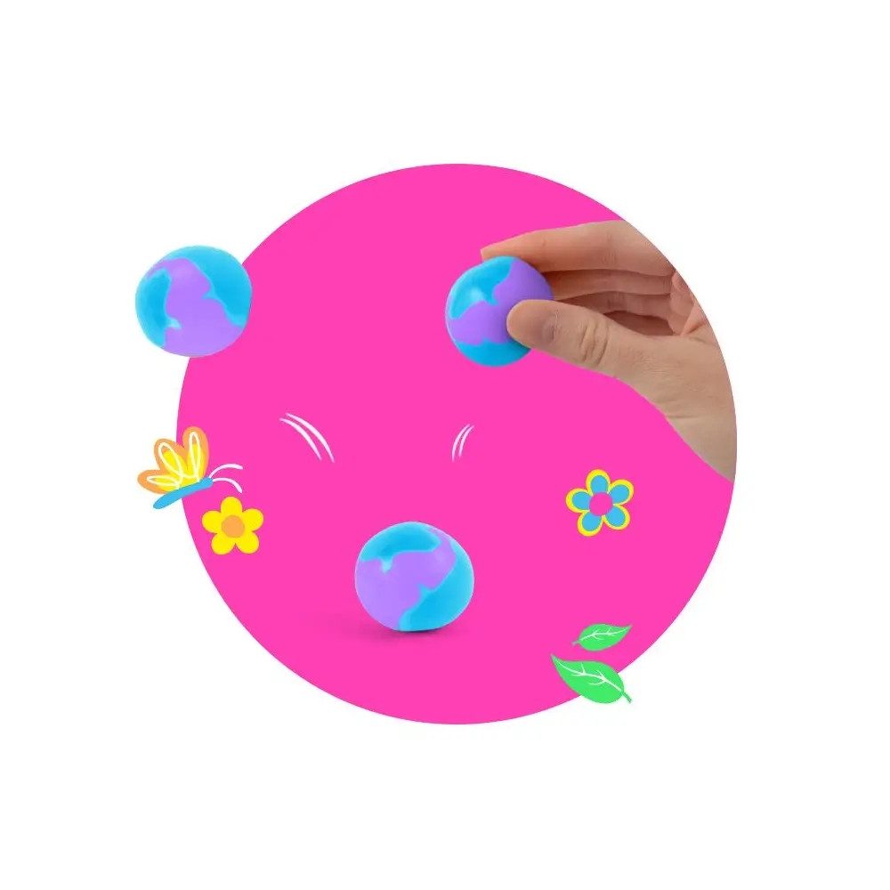 Trendhaus Knete GF-6 Springknete Mix & Play 2-farbig 25g, 3-fach sortiert Mit dieser S