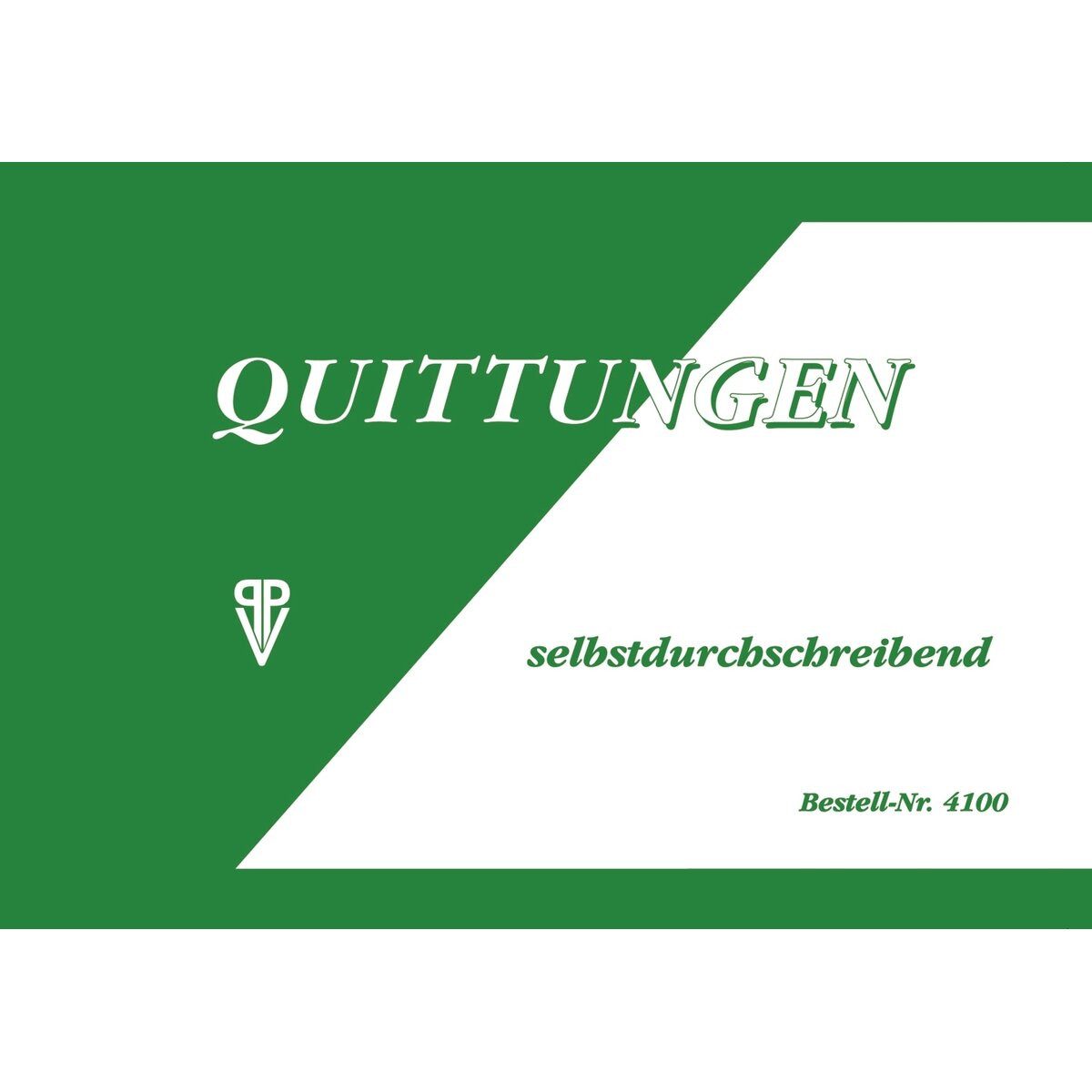 Formularblock Quittung - A6 2x 40 Blatt SD.