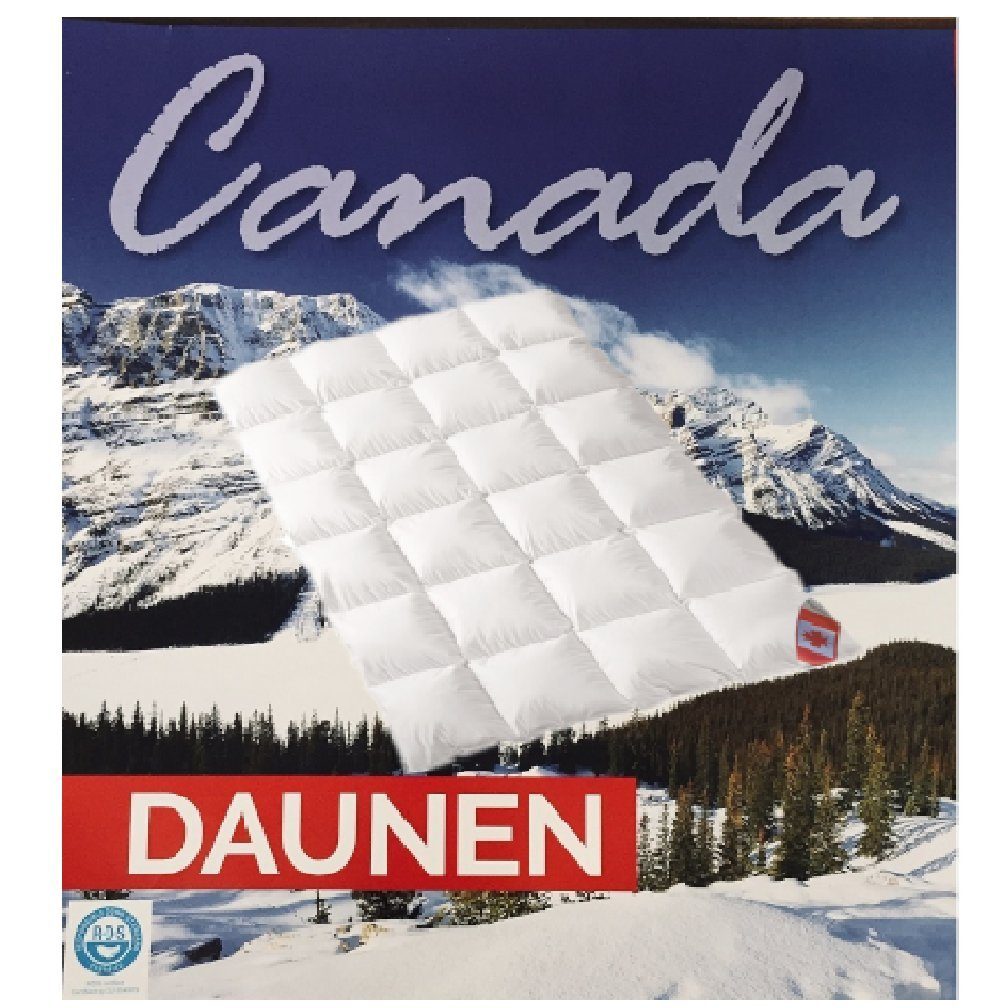 Versandhandel mit Originalprodukten im Ausland Daunenbettdecke, Canada Füllung: weicher 135x200 Ganzjahresdecke Daunendecke Klasse Klasse Künsemüller, cm Bezug, Entendaune, 1 Decke, KÜNSEMÜLLER, leichte 1