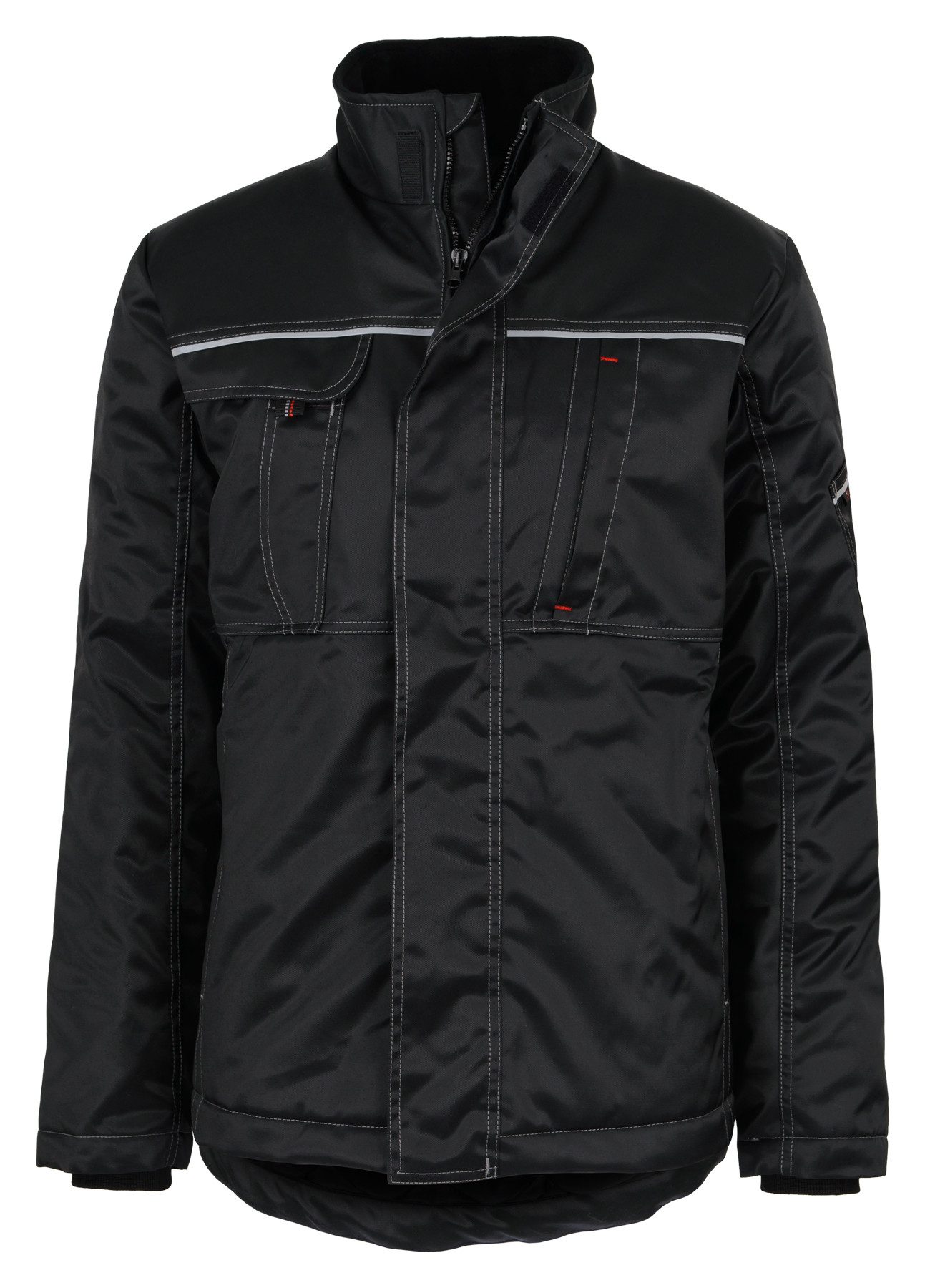 BEB Arbeitsjacke beb HANDWERK Herren Winterjacke INFLAME Baumwollmix Schwarz