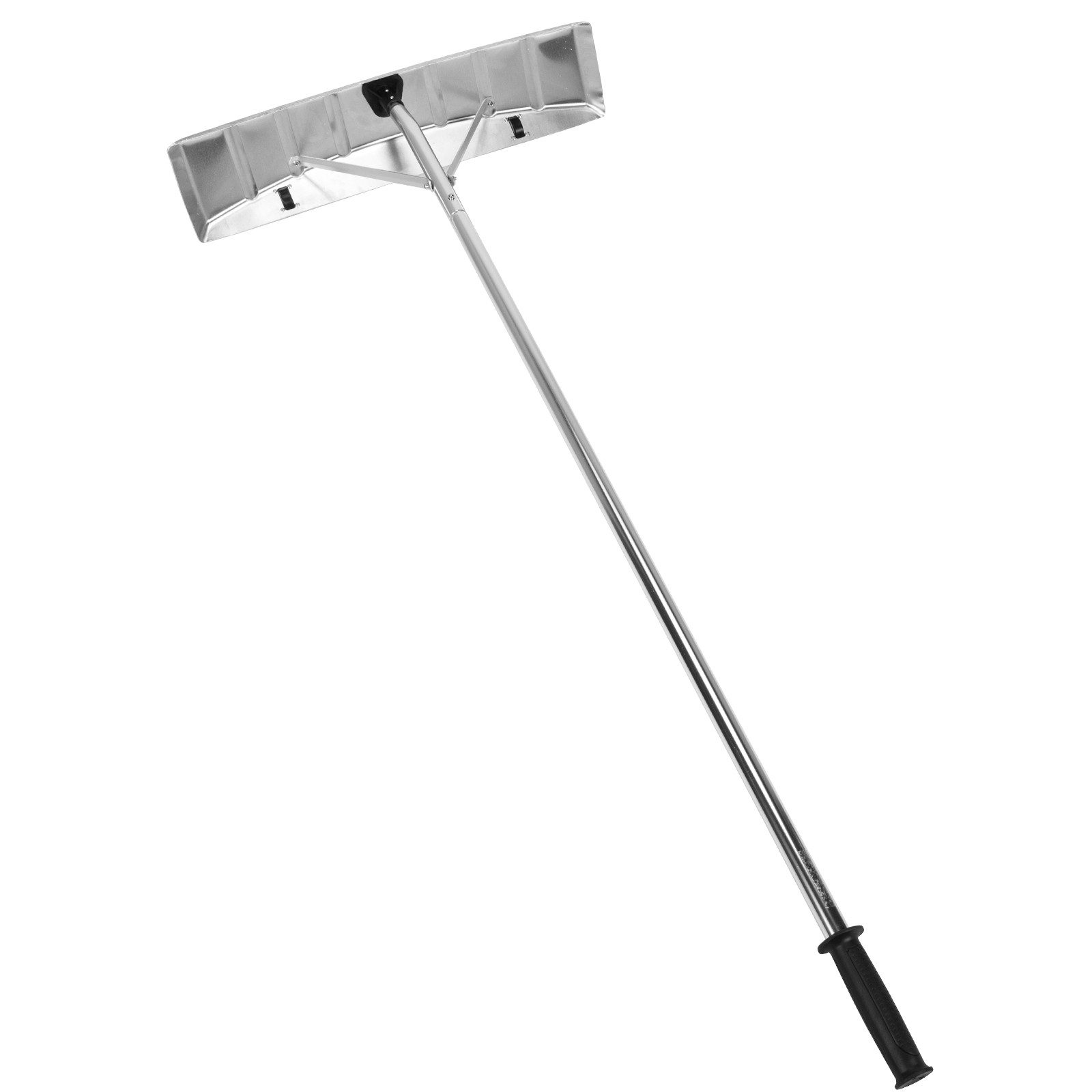 COSTWAY Schneeschieber, 63,00 cm Arbeitsbreite, mit 608,00 cm langem Stiel