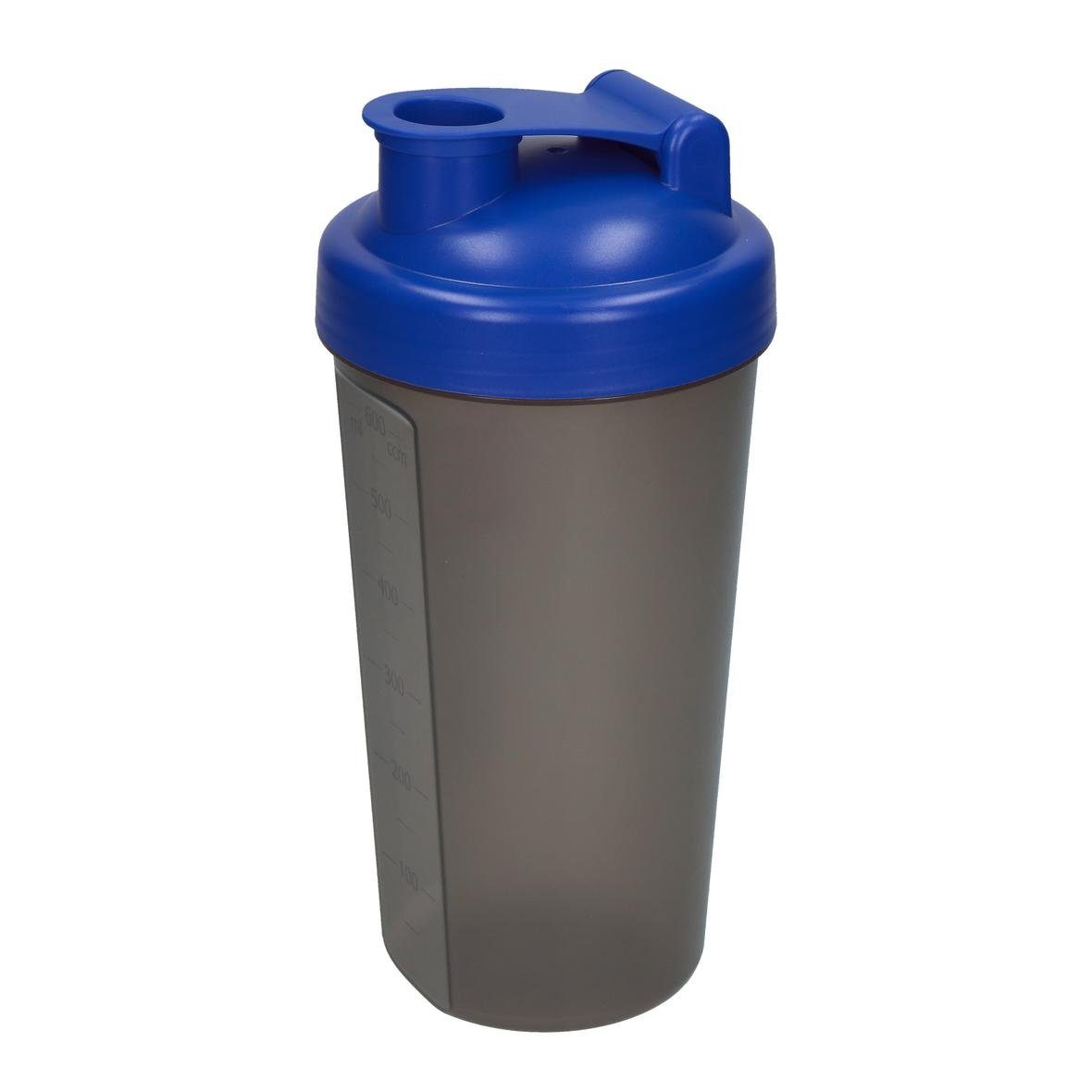 elasto Protein Shaker PROTEIN auslaufsicherer Fitness shaker 600 ml inkl. Sieb, Shaker für Eiweiß- & Sportgetränke, BPA-frei, einfache Reinigung