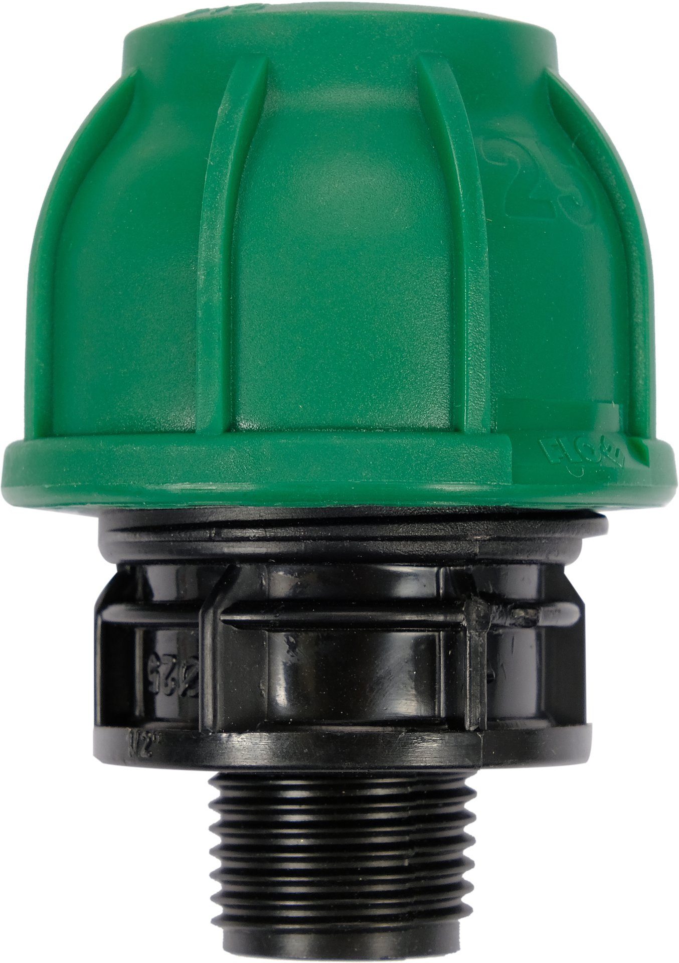 TRIZERATOP Schlauchkupplung PP-Klemmverbinder Außengewinde 25 mm x 1/2", (PP-Klemmverbinder Außengewinde 25 mm x 1/2), Qualität