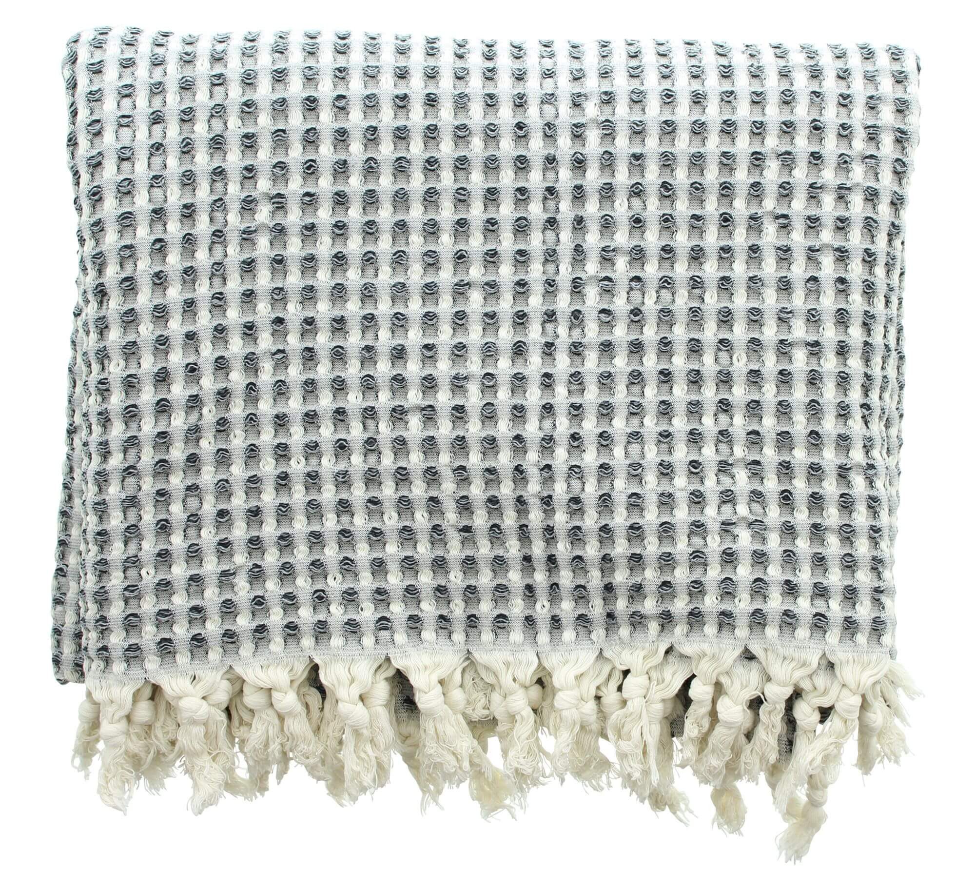 Wohndecke, Frank Flechtwaren, Kuscheldecke Waffelpiqué