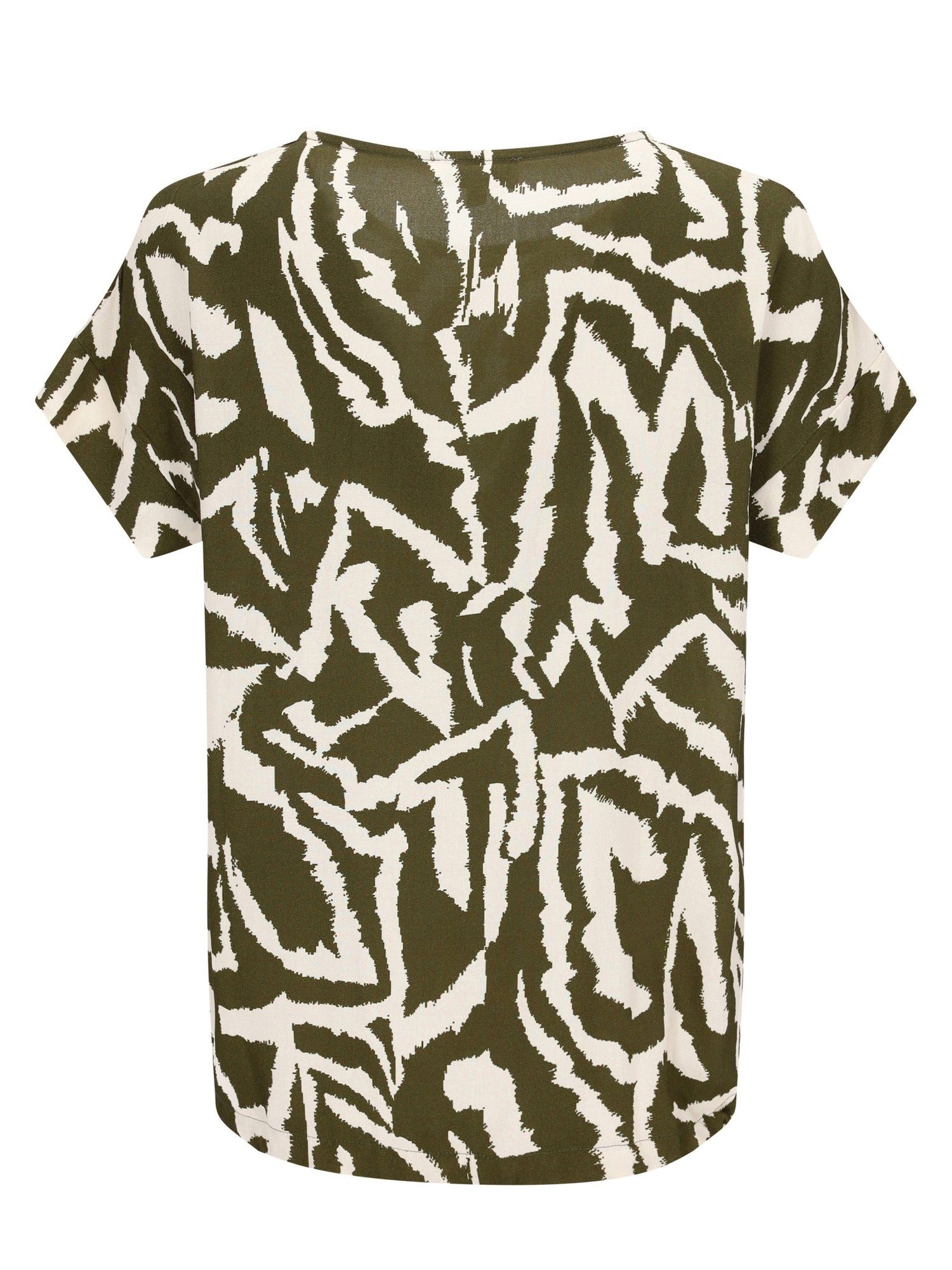 Hajo Blusentop Shirtbluse abstrakter Animalprint