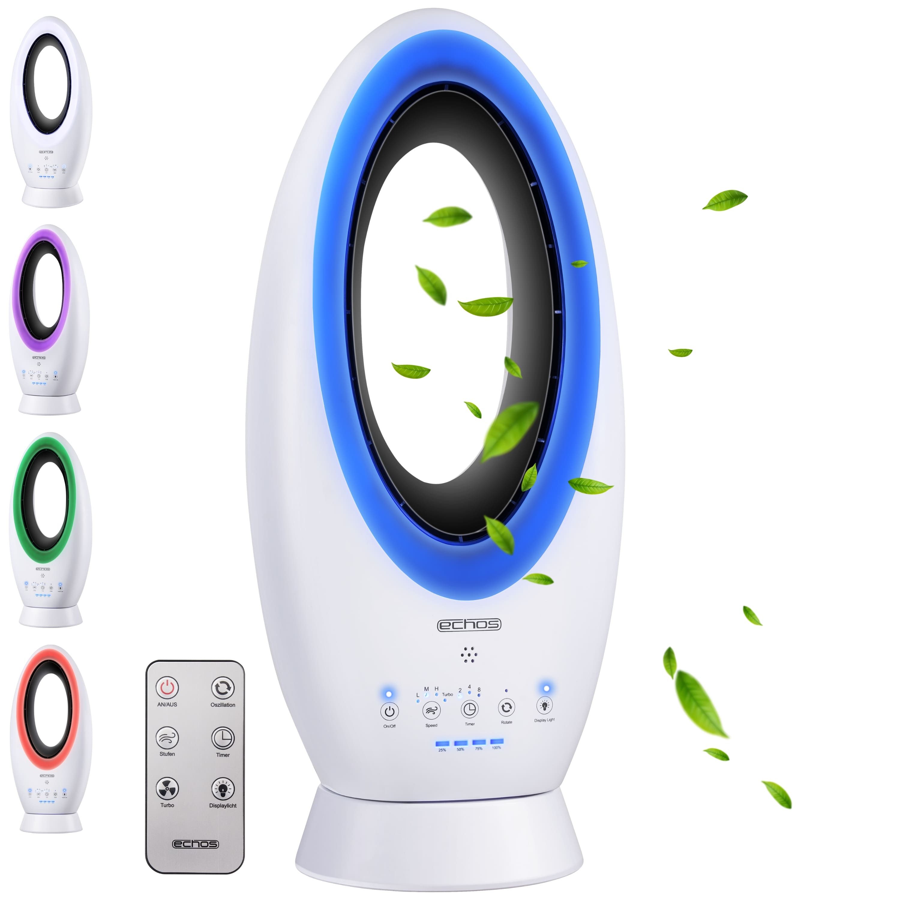 echos Turmventilator Eco-1212, Turbo-Modus, Leiser Betrieb günstig online kaufen
