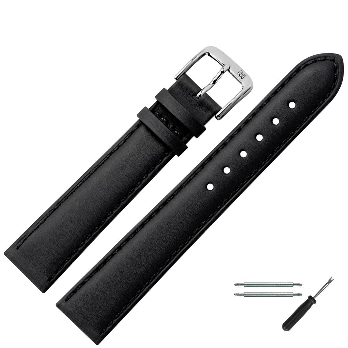 MARBURGER Uhrenarmband 14mm Leder günstig online kaufen