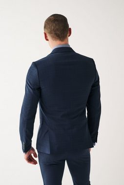 Next Baukastensakko Anzugsakko mit Karomuster-Super Skinny Fit (1-tlg)