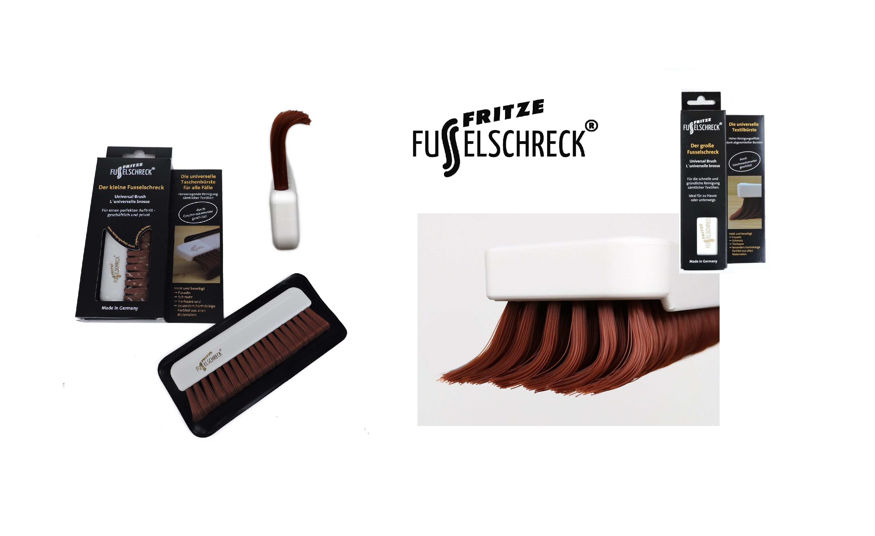 Reinigungsbürste Fusselbürsten-Set