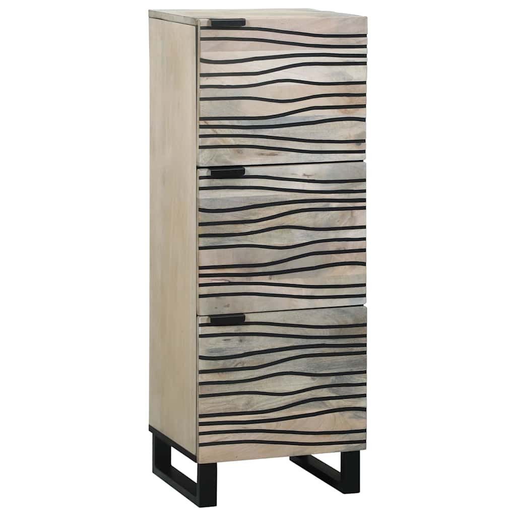 vidaXL Sideboard Medienlagerungsschränke & Regale Weiß 40 x 33 x 110 cm (1 St)