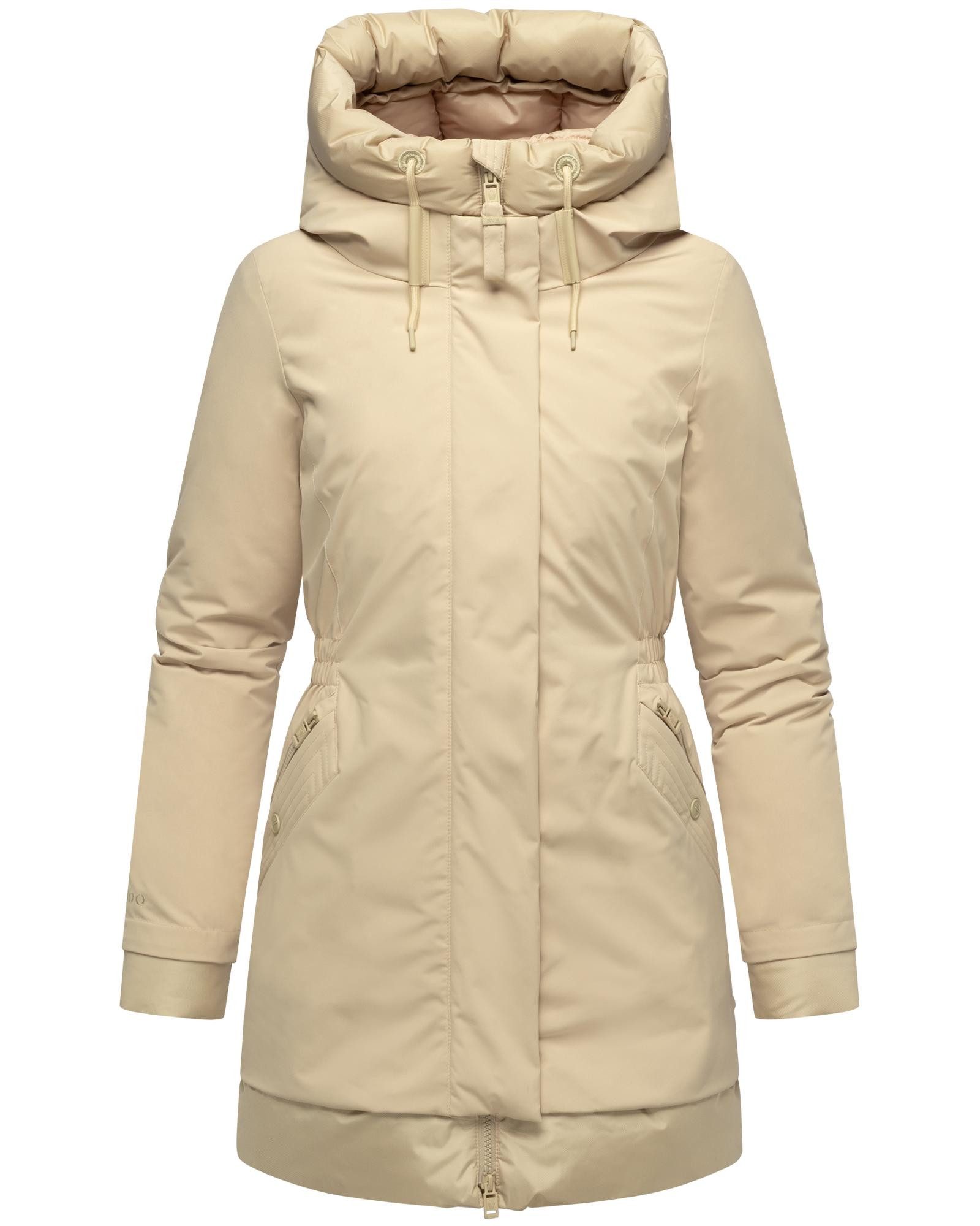 Navahoo Wintermantel Winterprinzessin 14 Warmer Mantel mit magnetischer Abdeckleiste