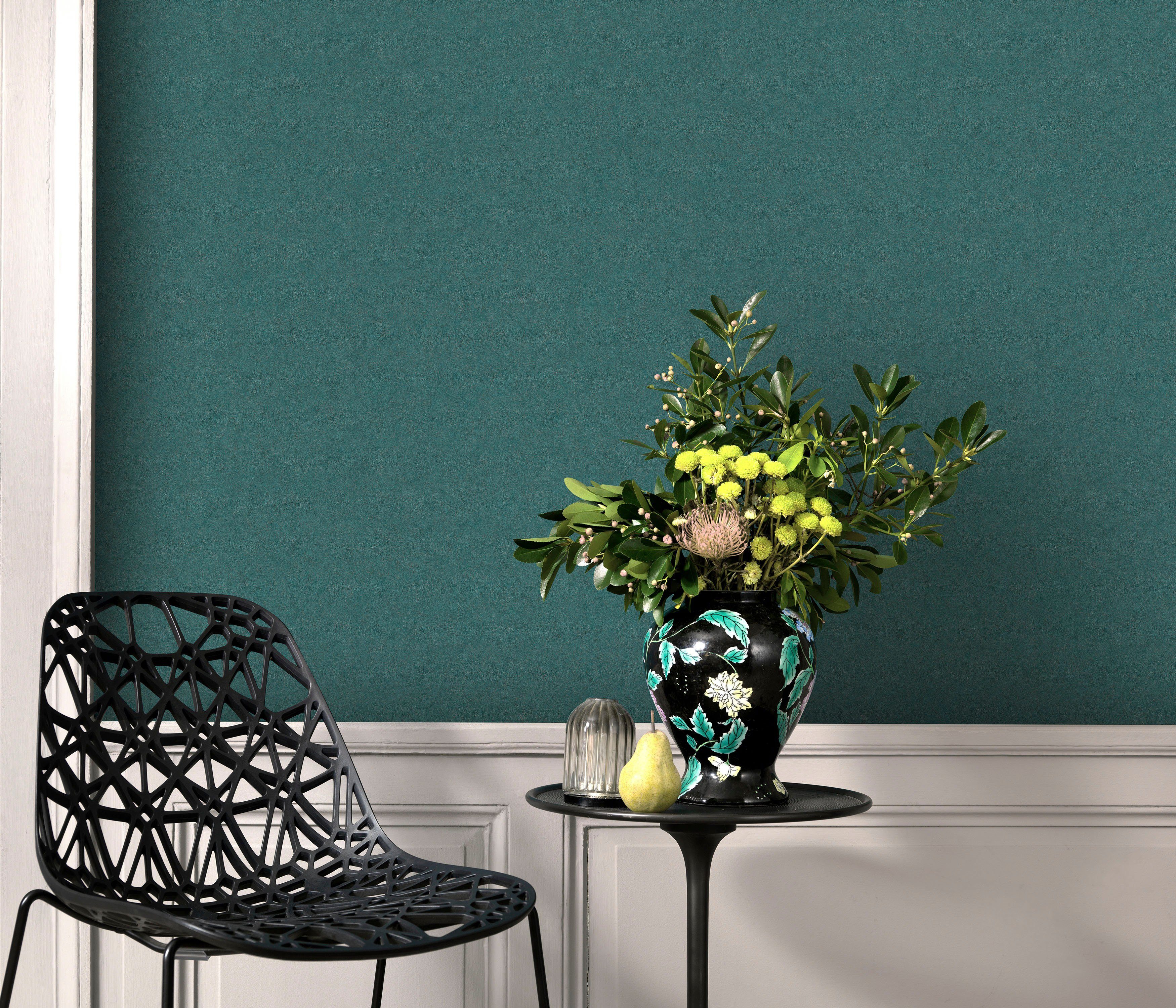 grün Fashion Vliestapete GUIDO KRETSCHMER geprägt, glänzend, Phthalate Spectrum, walls MARIA for frei,