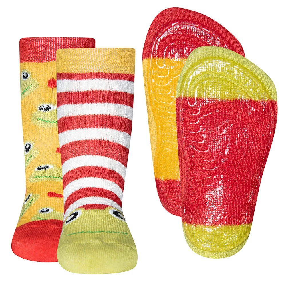 ABS-Socken Stoppersocken ABS 2er Pack Frosch