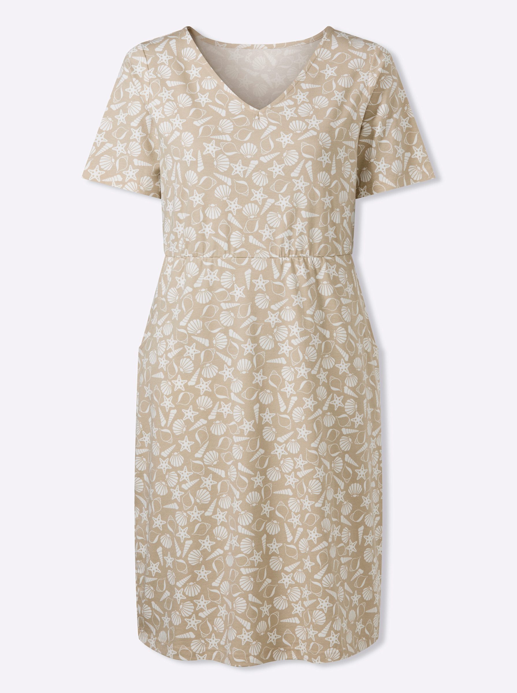Sieh an! Etuikleid Jersey-Kleid Kurzarm