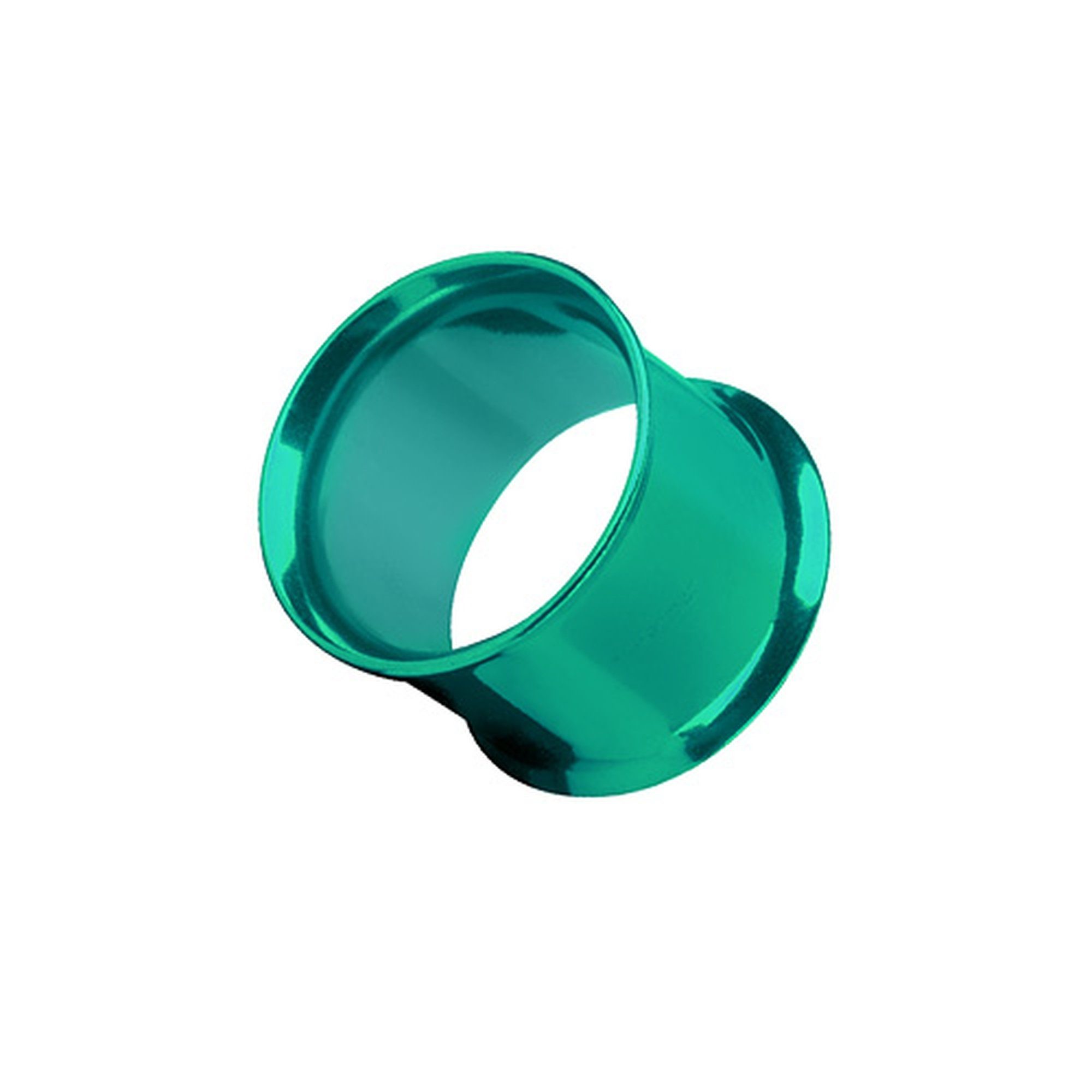 Taffstyle Plug Flesh Tunnel Plug Ohrpiercing 316L Chirurgenstahl Double Flared Unisex (Unisex Flesh Tunnel Double Flared Ohr Ear Plug Piercing Glänzend viele Größen und Farben)