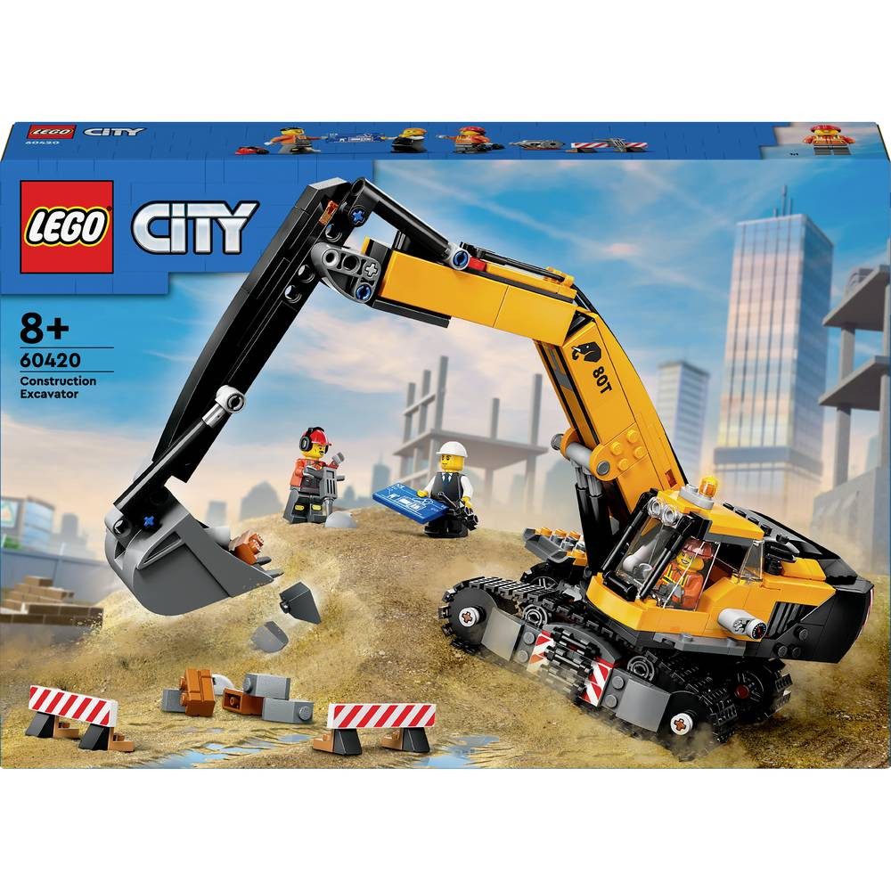 LEGO® CITY Raupenbagger 60420 Konstruktionsspielsteine