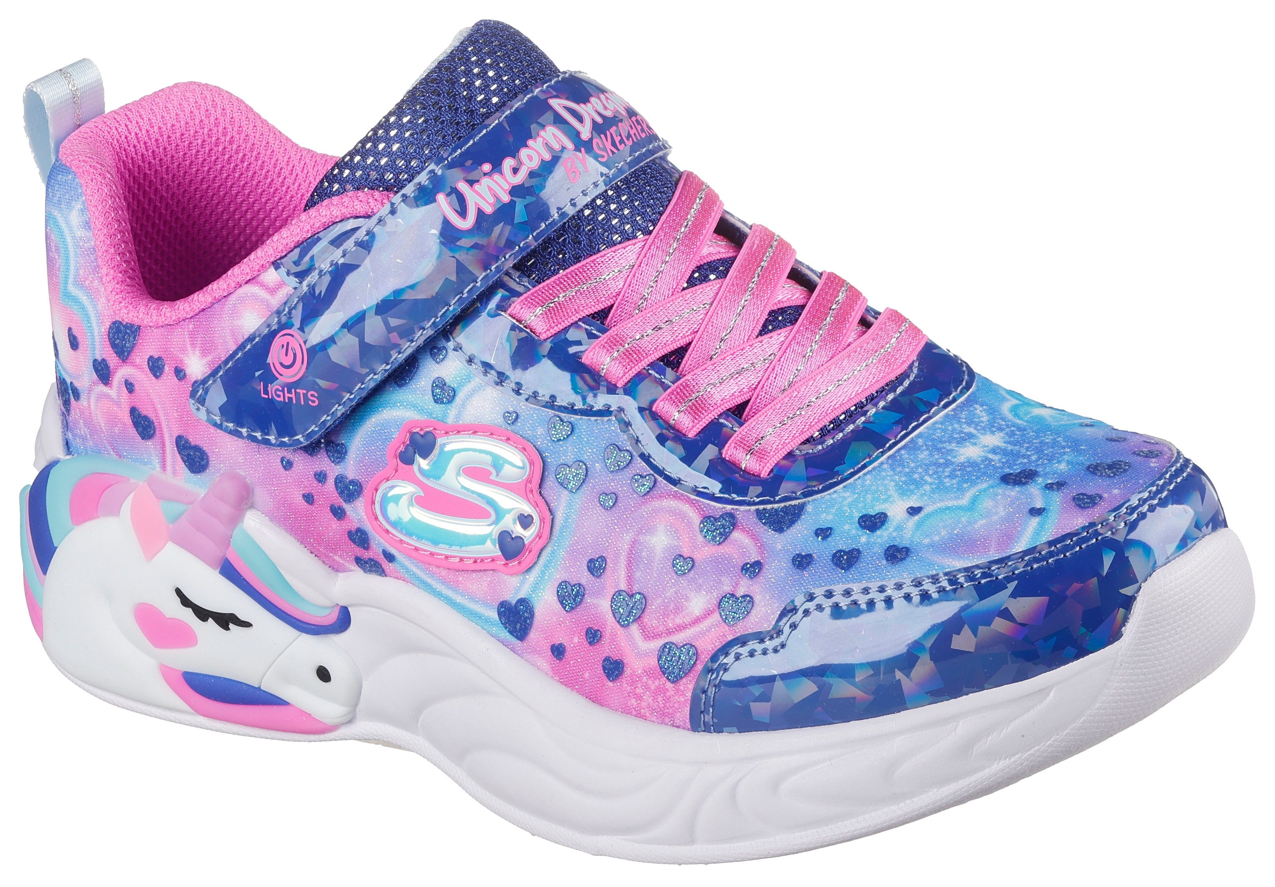 Skechers UNICORN DREAMS Кроссовки Klettschuh mit Einhorn, Größenschablone zum Download