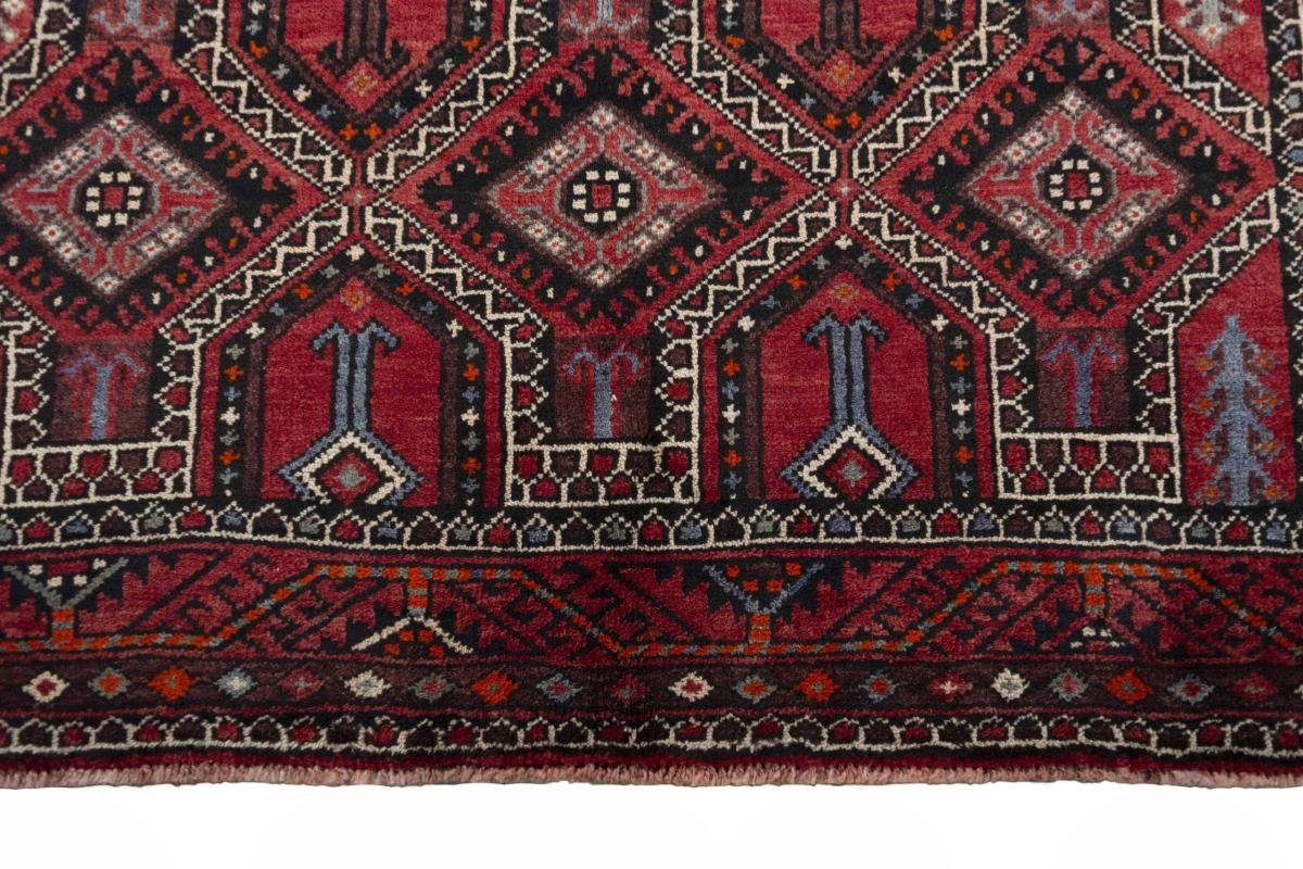 rechteckig, Perserteppich 8 mm Höhe: / 155x295 Handgeknüpfter Orientteppich Läufer, Orientteppich Nain Trading, Hamadan