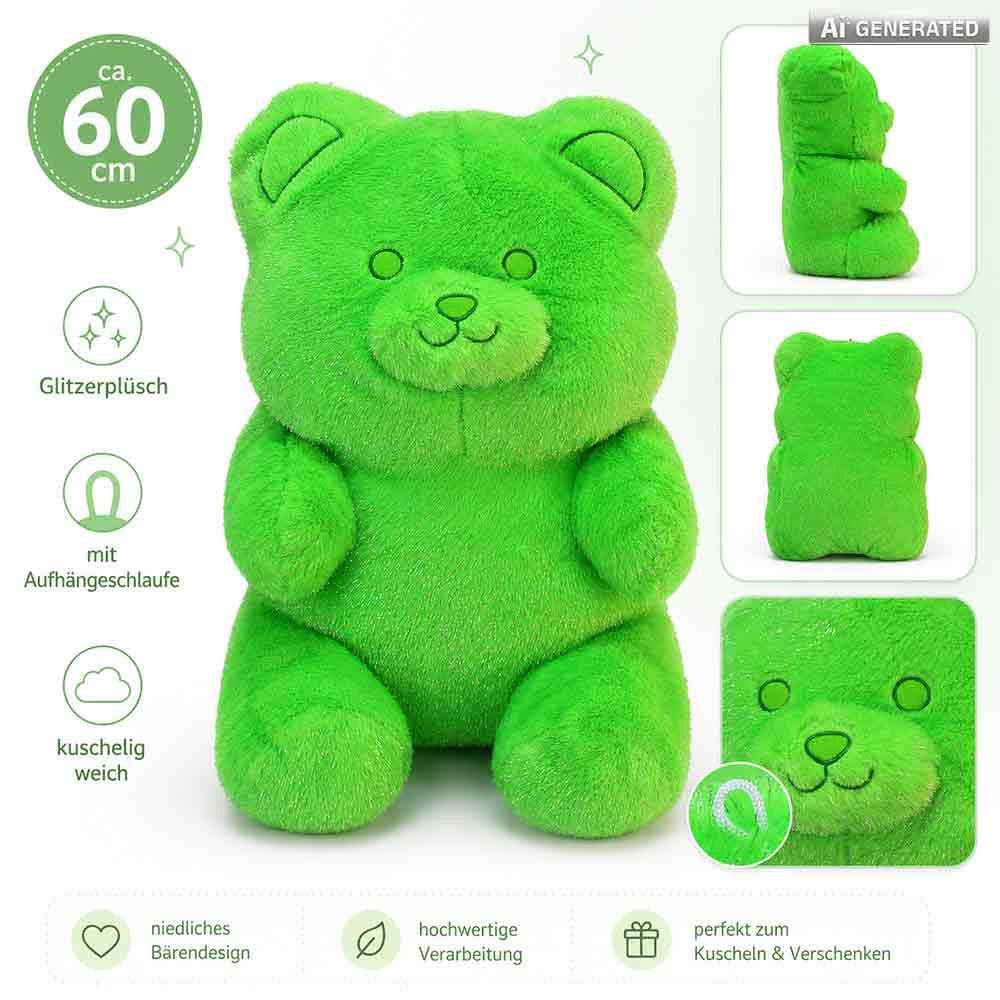 PMS Kuscheltier Glitzerbärchen Kuscheltier XXL - ca. 60 cm (1-St)
