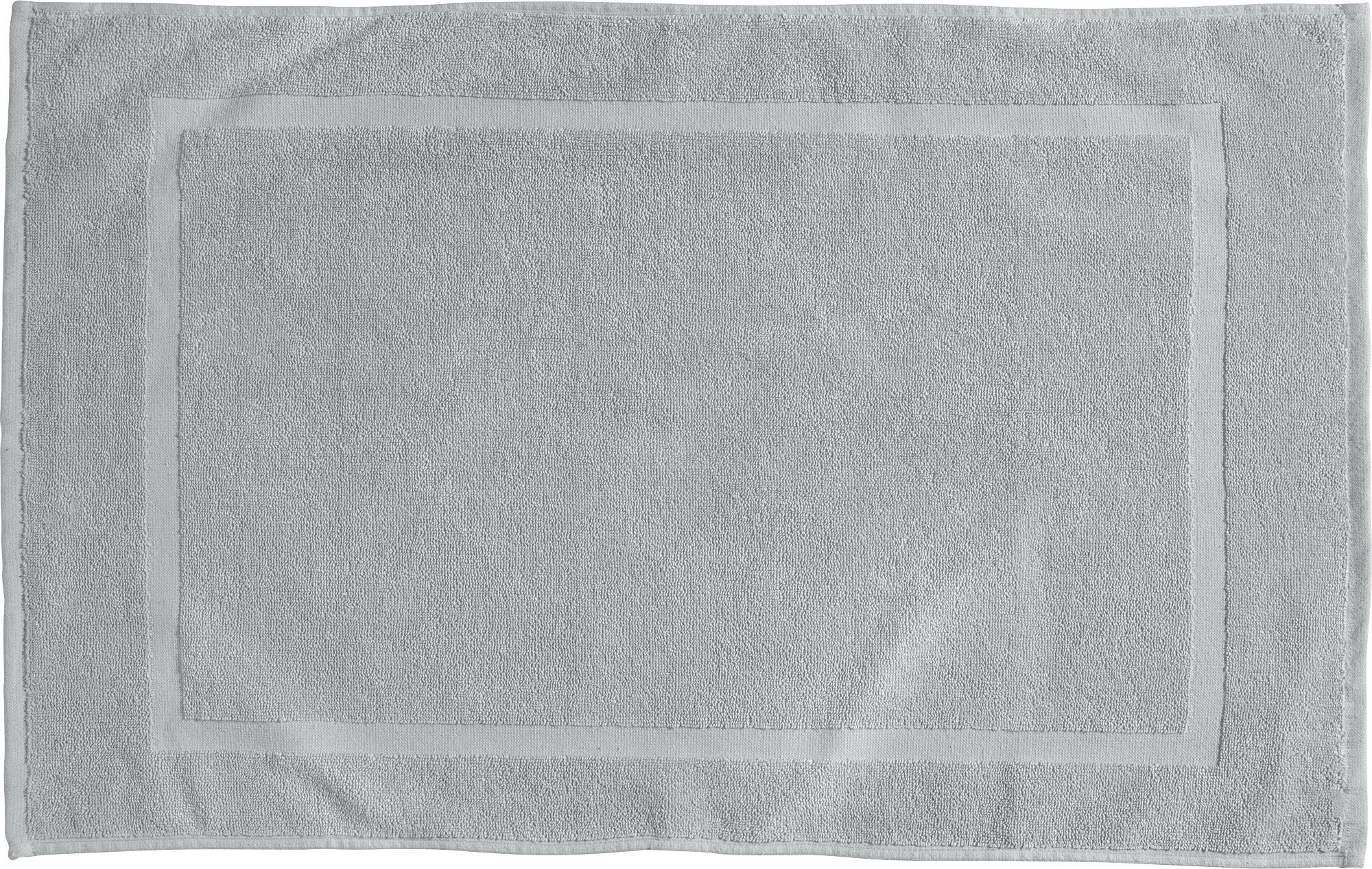 REDBEST Badematte Duschvorlage "Chicago", Höhe 5 mm, Frottier, eckig, Walk-Frottier Uni