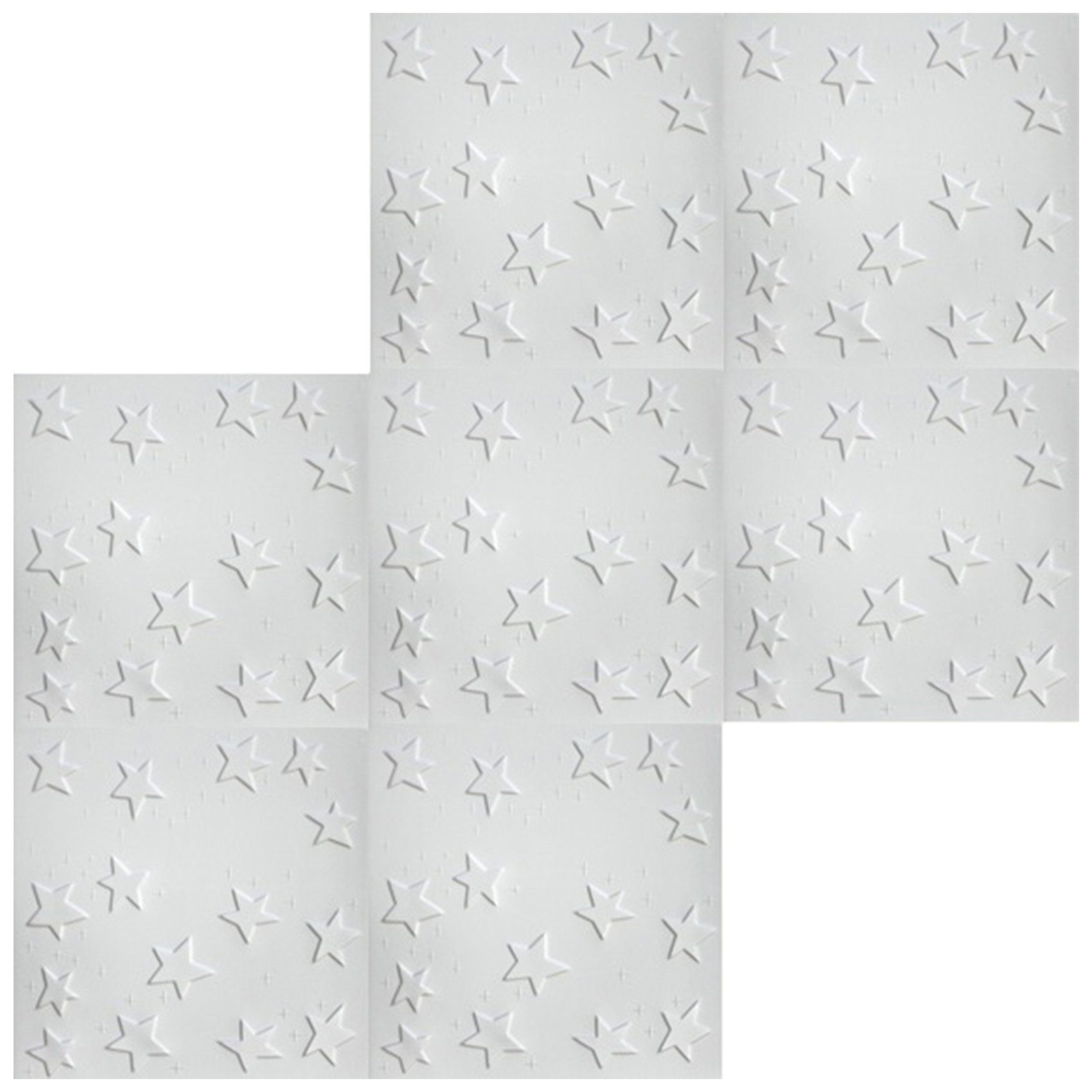 Hexim Wanddekoobjekt NR.66 (Deckenplatten 50x50cm Styroporplatten weiß XPS günstig online kaufen