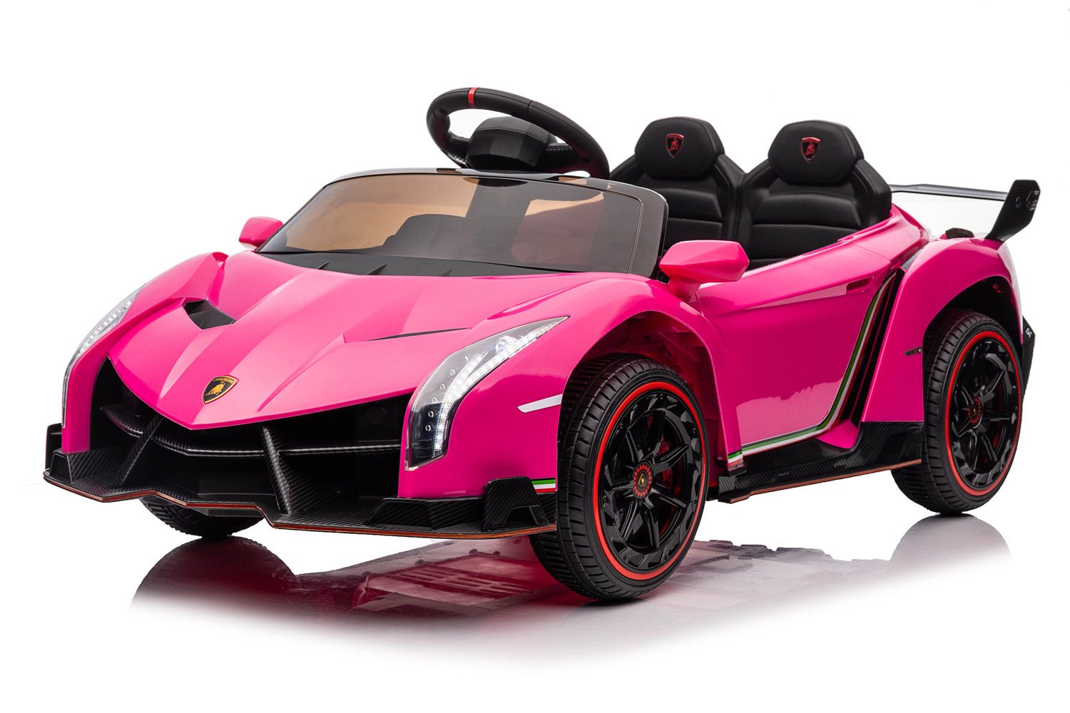 Smarty Elektro-Kinderauto Elektro Kinderauto Lamborghini VENENO mit Lizenz Allrad 4x25W 12V/7Ah