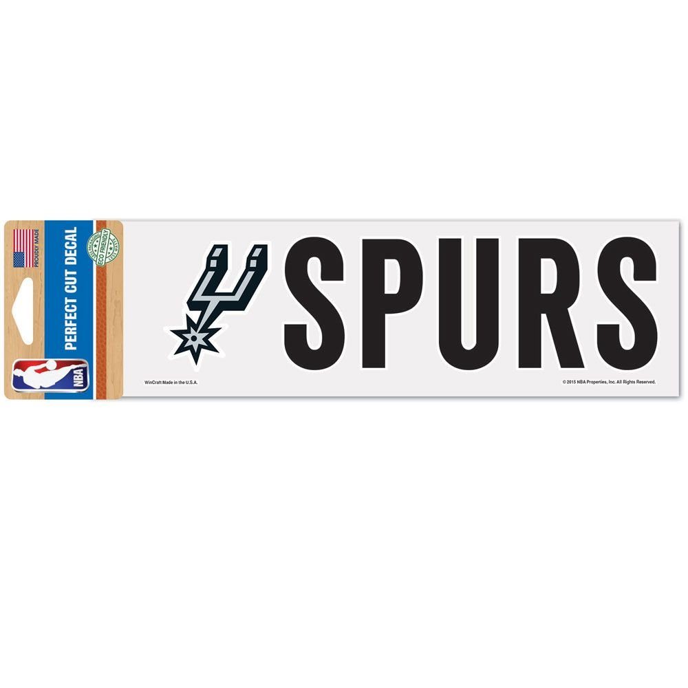 WinCraft Wanddekoobjekt NBA Perfect Cut Antonio San 8x25cm Aufkleber Spurs