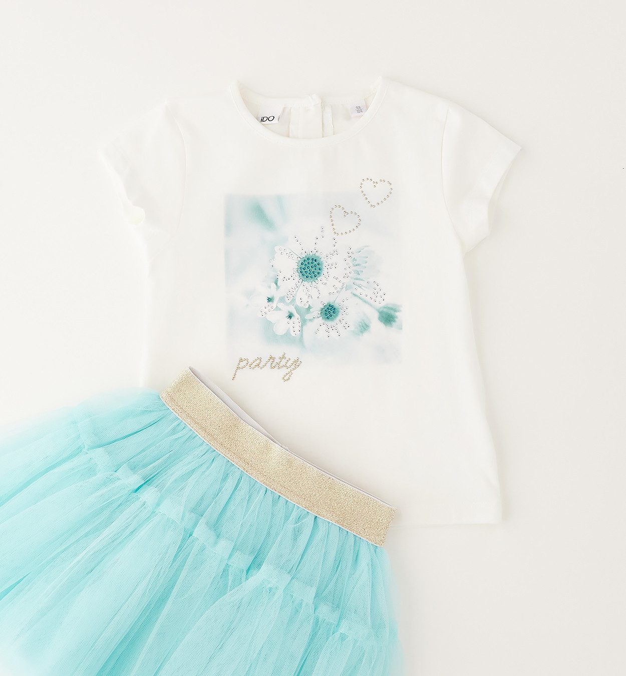 iDO Minirock BABY GIRL TWO PIECES SET