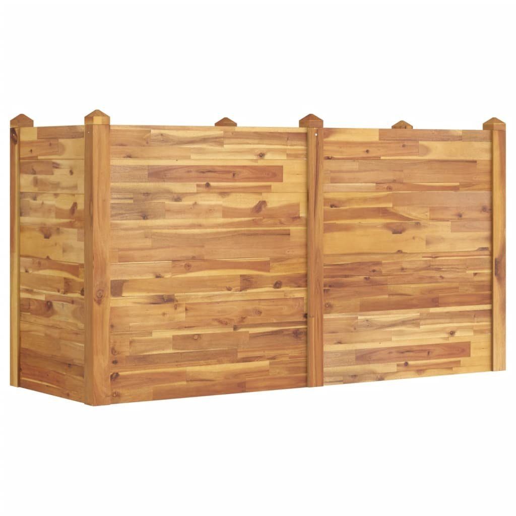 vidaXL Hochbeet Hochbeet 160x60x84 cm Massivholz (1 St)