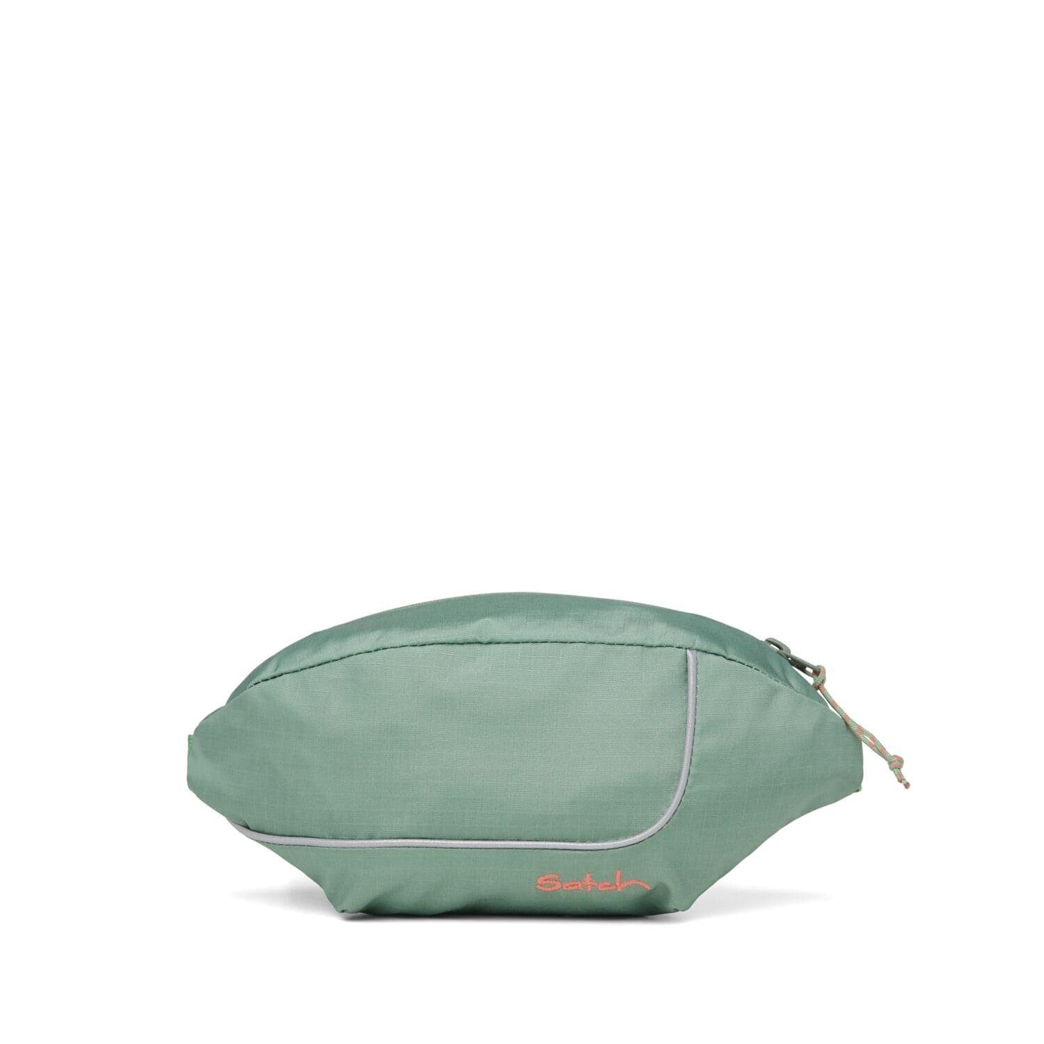 Satch Bauchtasche Bauchtasche CROSS EASY Ripstop Green (1 Stück), Brusttasche, Gürteltasche, Brustbeutel