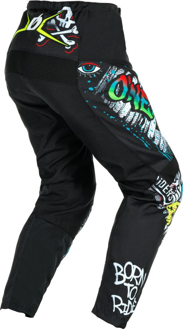 O’NEAL Motorradhose Element Rancid schwarz/bunte Motocross Hose