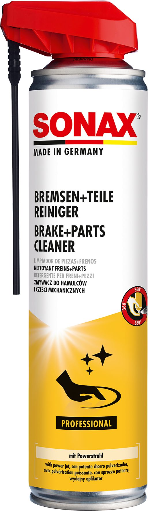 Sonax SONAX PROFESSIONAL Bremsen & TeileReiniger mit EasySpray 400 ml Auto-Reinigungsmittel