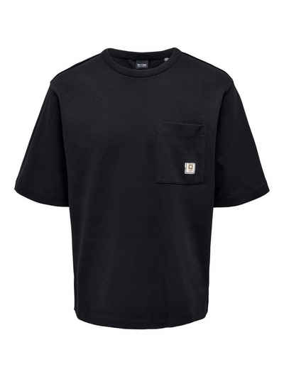ONLY & SONS T-Shirt T-Shirt mit Brusttasche ONSLEE 5060 in Schwarz