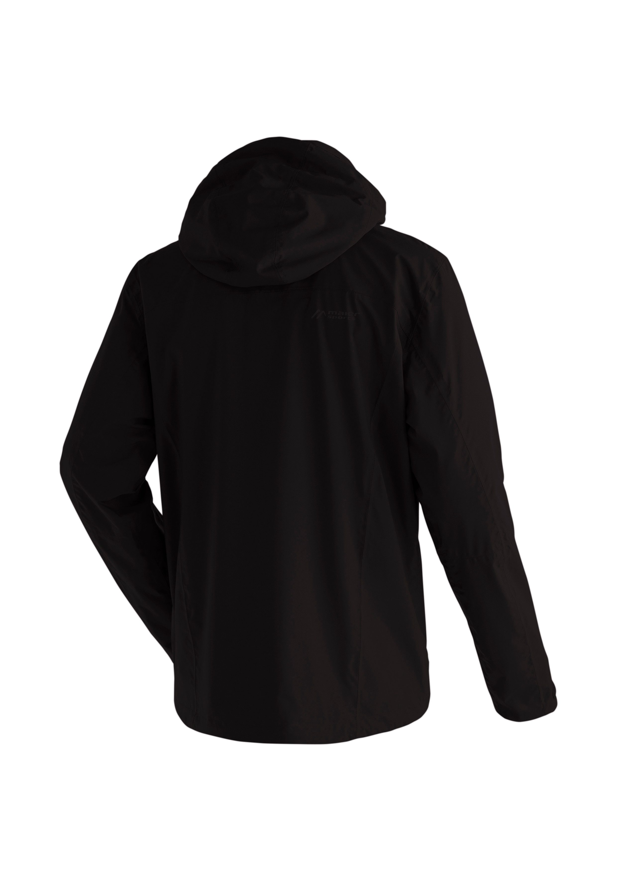 Maier Sports Regenjacke Metor rec M Herren Jacke mit Kapuze, Windjacke wasserdicht atmungsaktiv, Reg. Fit
