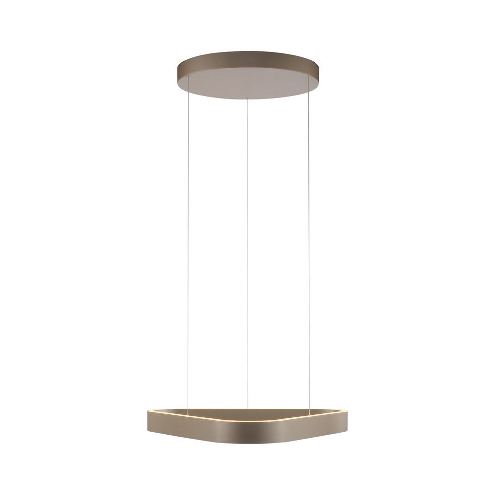 Paul Neuhaus LED Pendelleuchte LED Pendellampe Q-STRETTO, Farbtemperaturregelung (CCT), dimmbar höhenverstellbar, 1xLED/37Watt, warmweiss-kaltweiß (CCT), höhenverstellbar Up&Down Licht